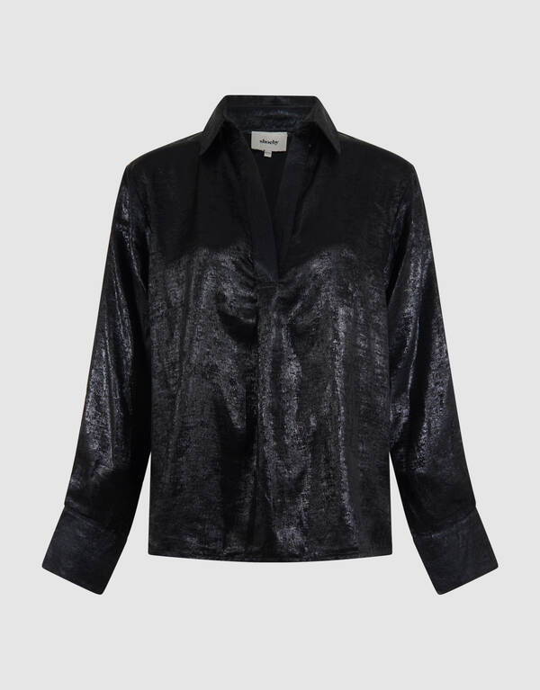 Glitter Blouse Zwart SHOEBY WOMEN