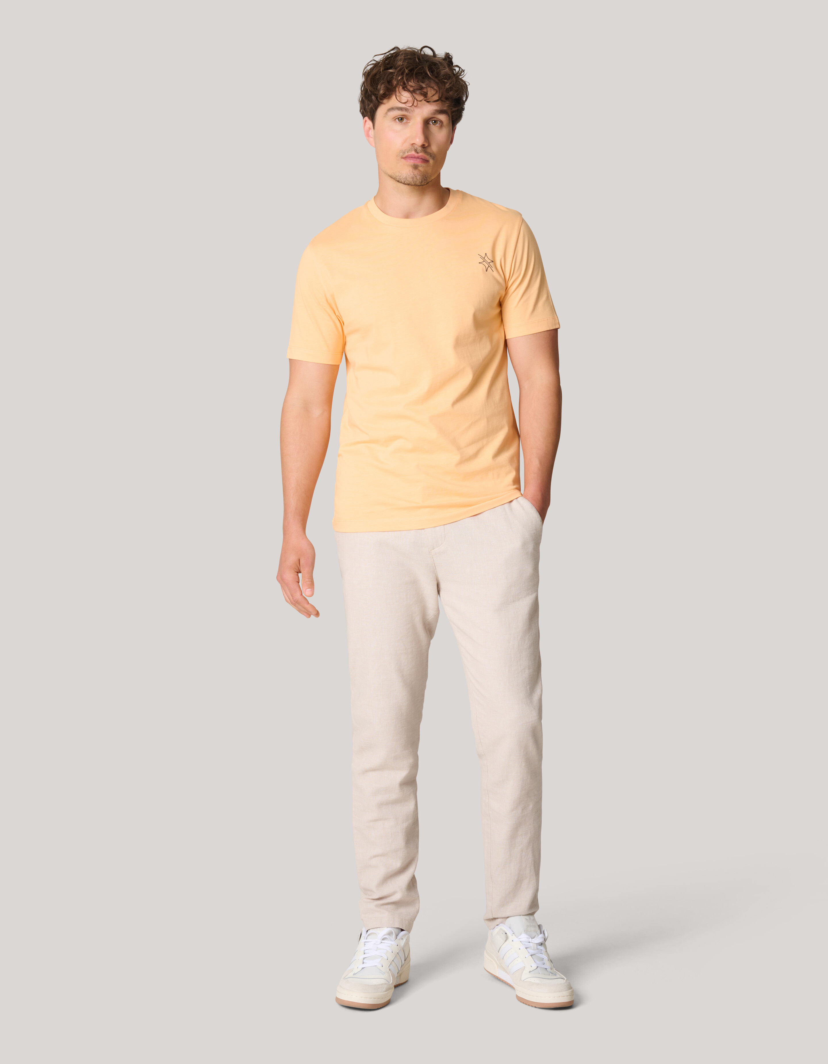 Sparkle Logo T-shirt Oranje SHOEBY MEN