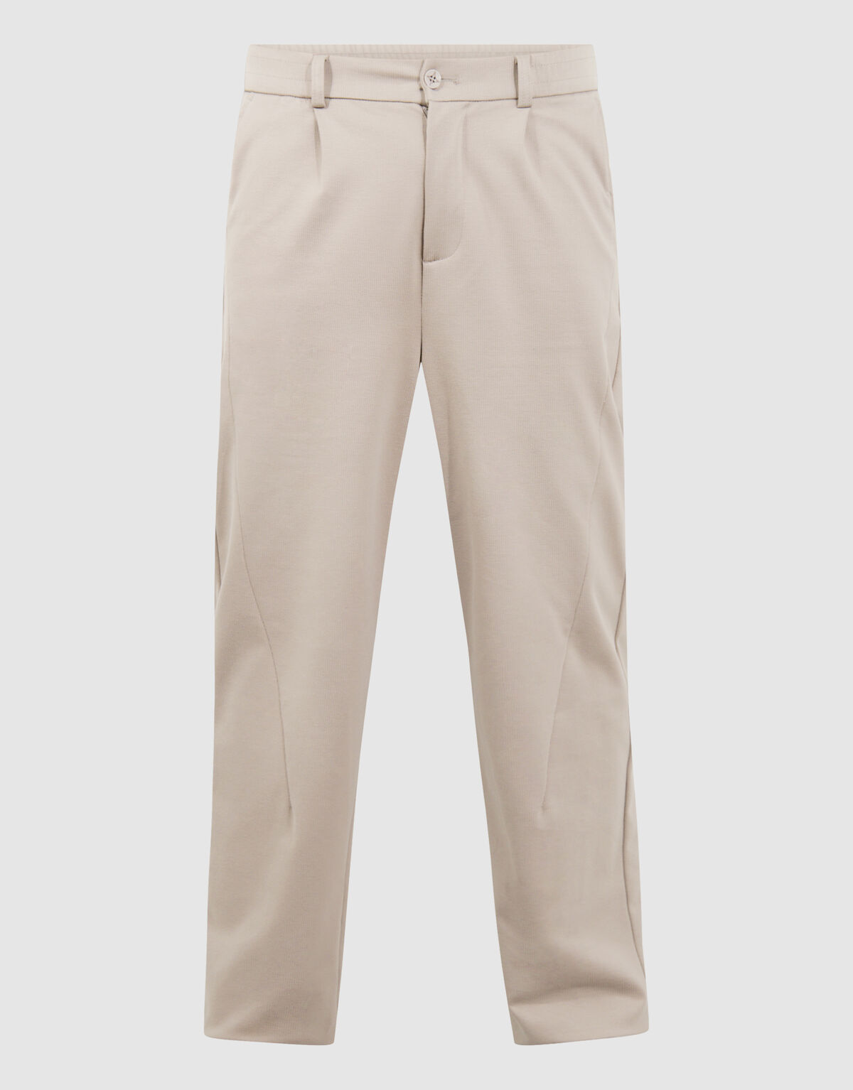 Pleated Regular Fit Broek Lichtbruin SHOEBY MEN