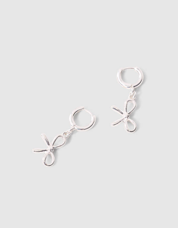 Strik Oorbellen Zilver SHOEBY ACCESSOIRES