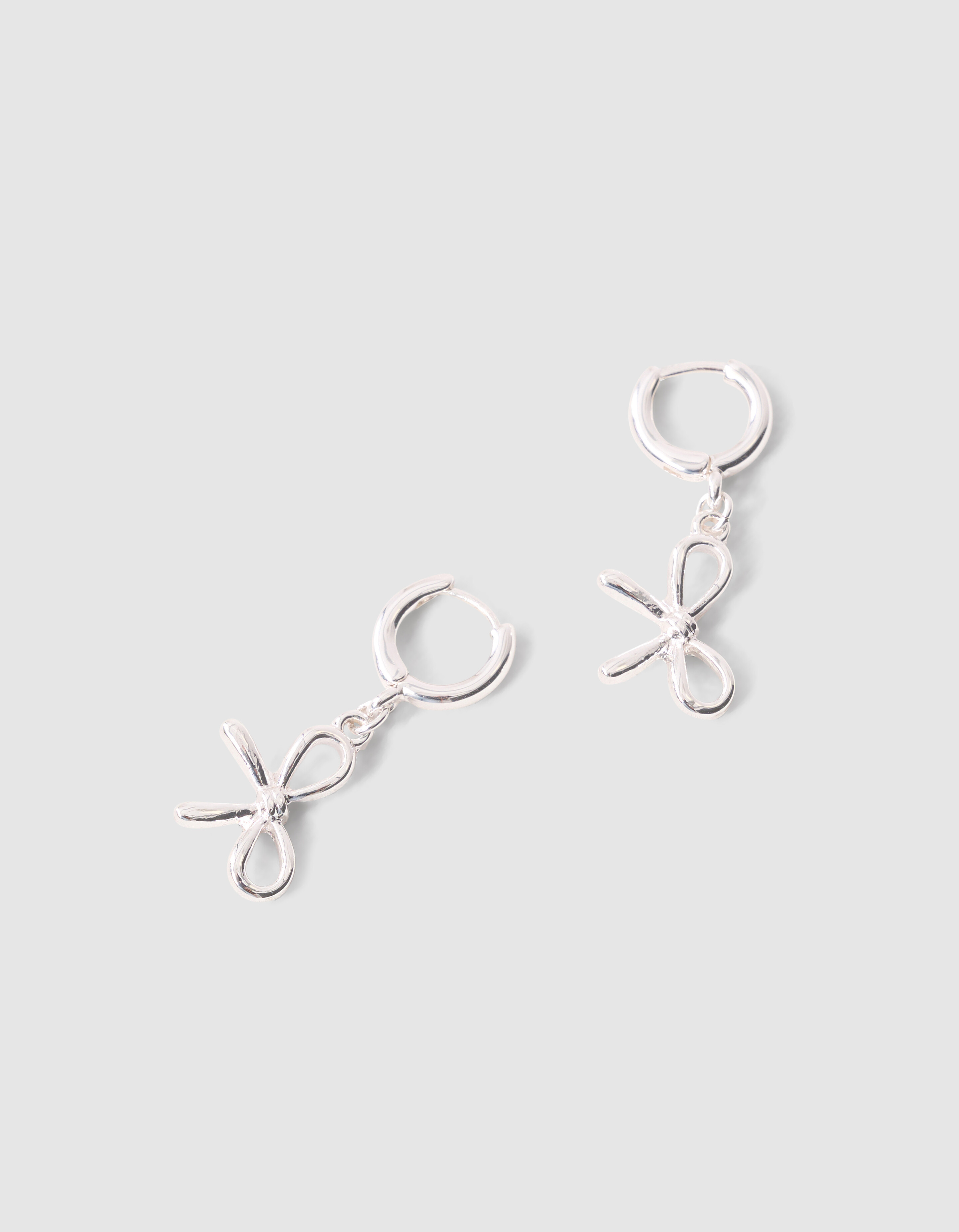 Strik Oorbellen Zilver SHOEBY ACCESSOIRES