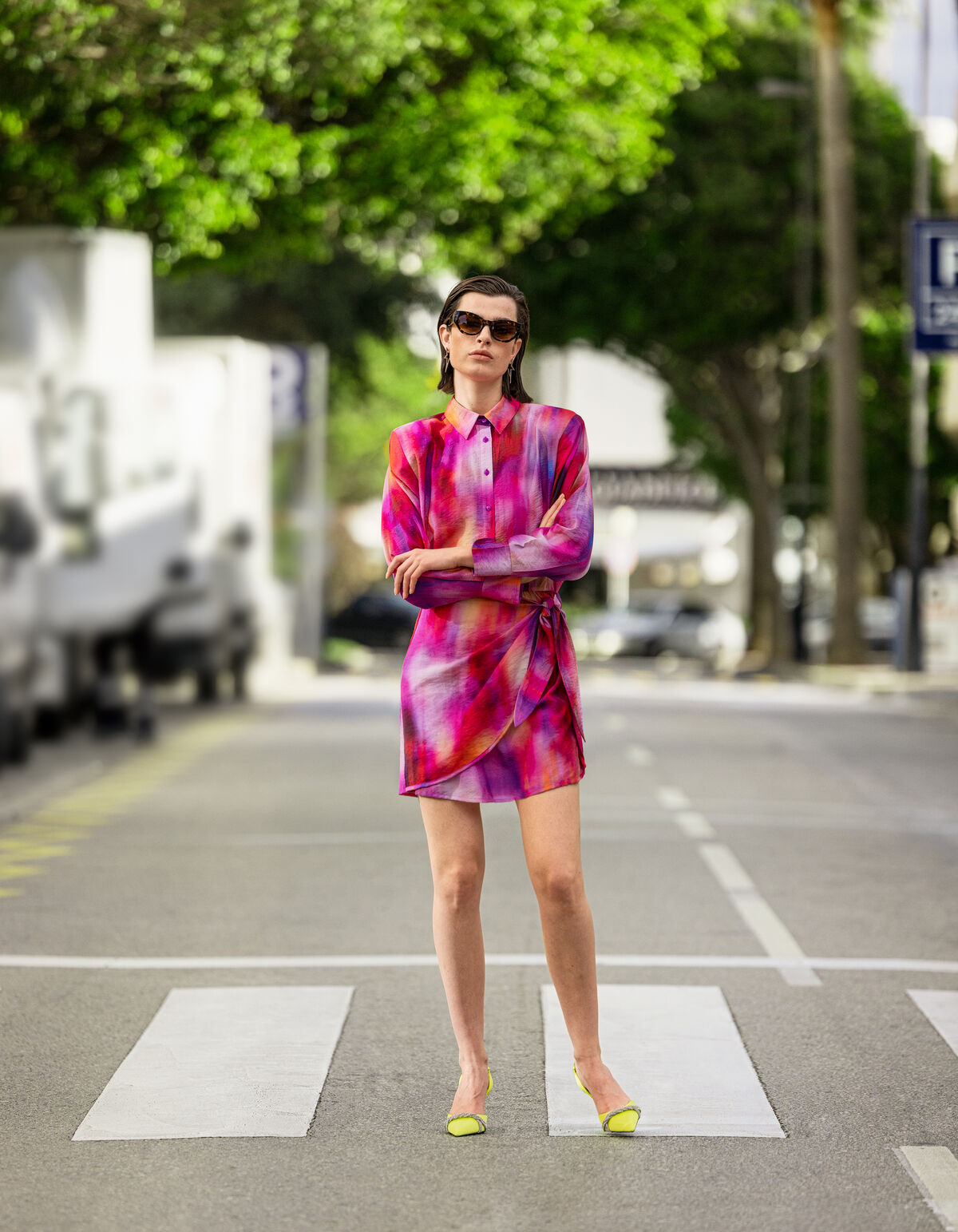 Gekleurde Tie Dye Jurk SHOEBY WOMEN