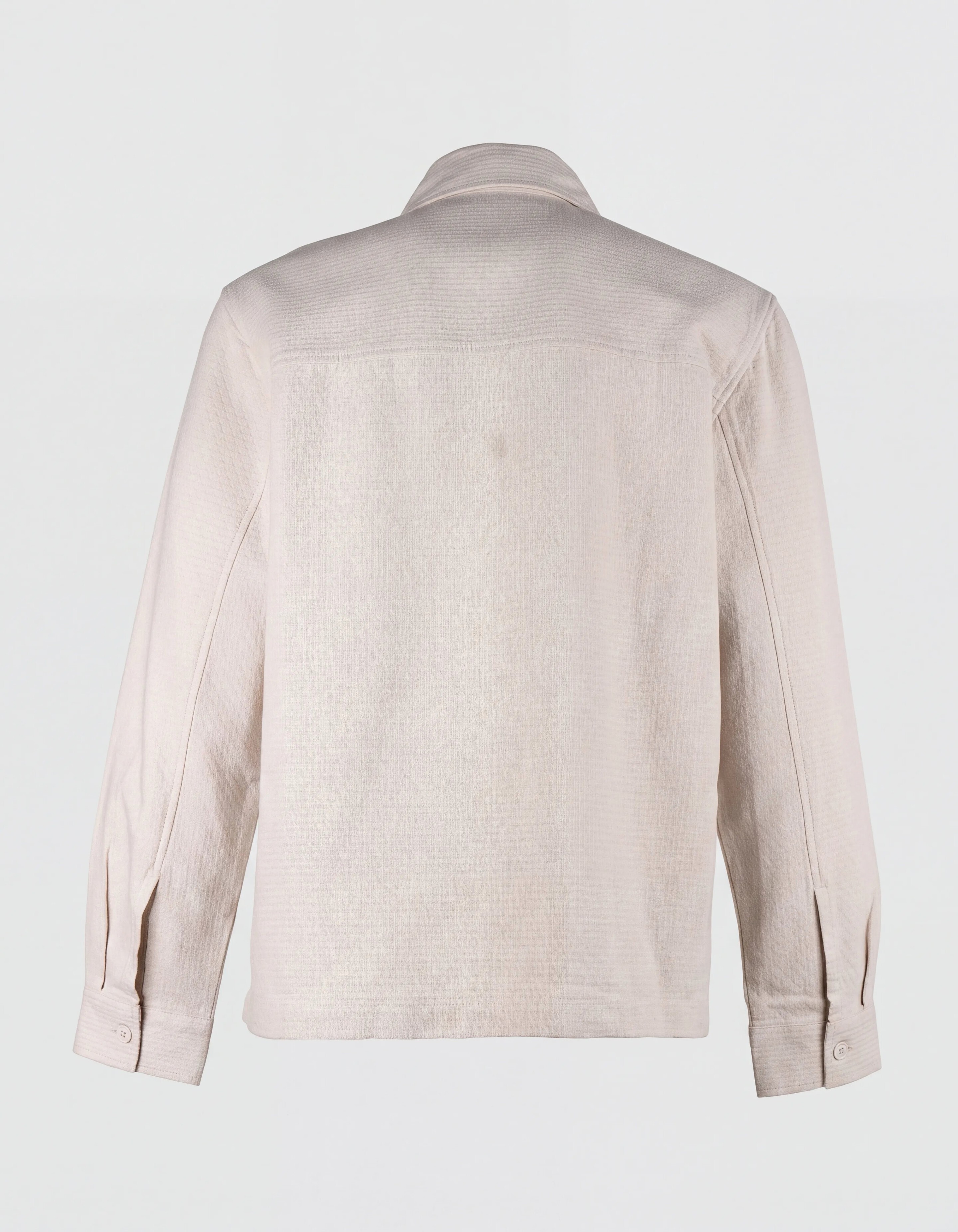 Block Jacquard Overshirt Lichtgrijs SHOEBY MEN