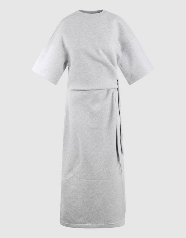 Sweat Maxi Jurk Lichtgrijs SHOEBY WOMEN