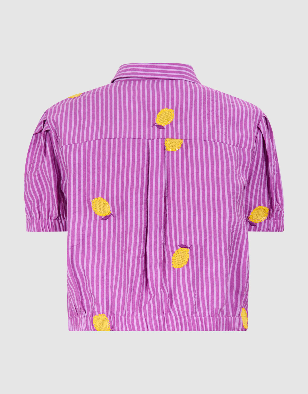 Lemon Pinstripe Blouse Paars SHOEBY GIRLS