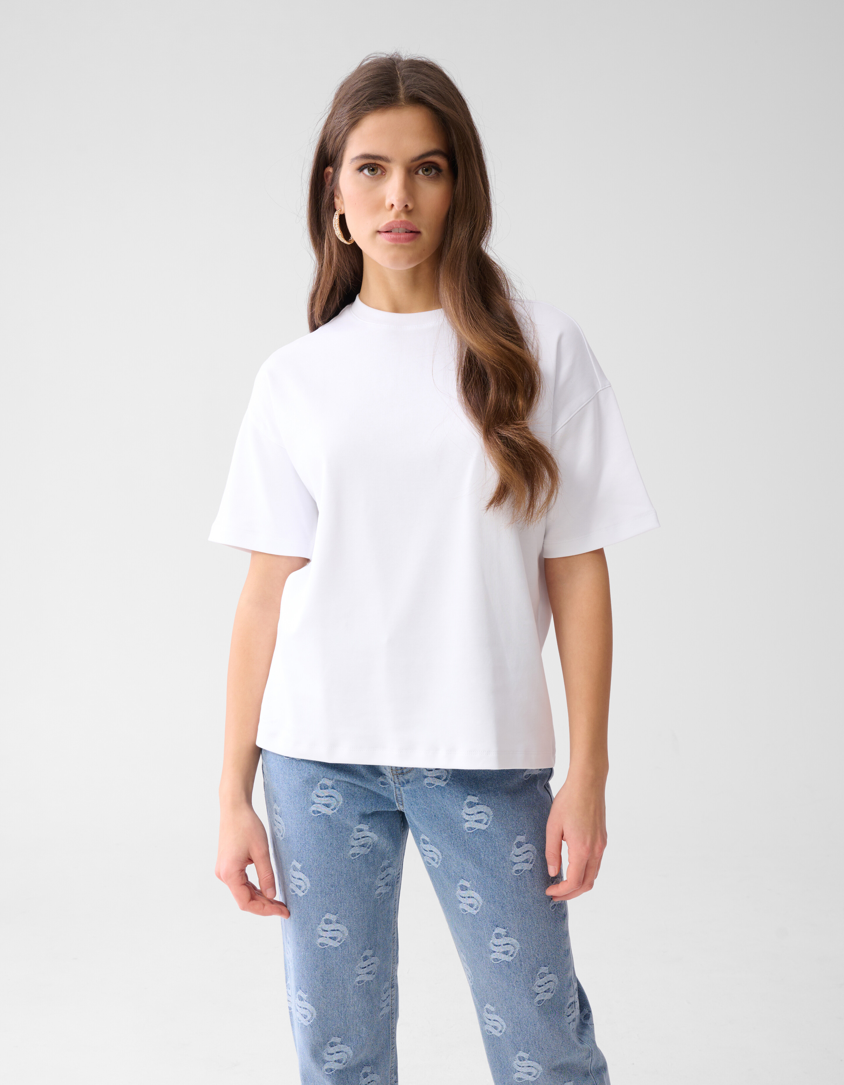 Oversized T-shirt Wit SHOEBY WOMEN