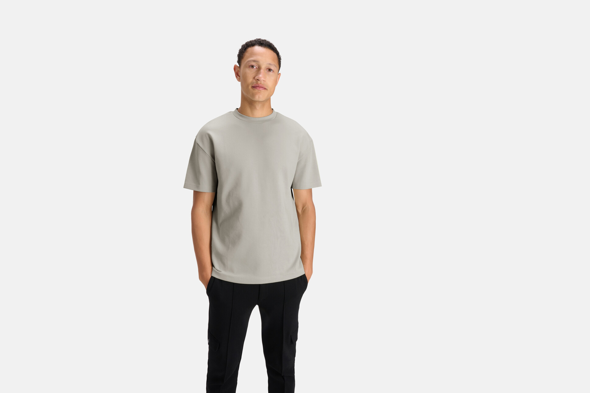 Relaxed Fit T-shirt Beige SHOEBY MEN