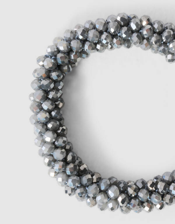 Beaded Armband Zilver SHOEBY ACCESSOIRES