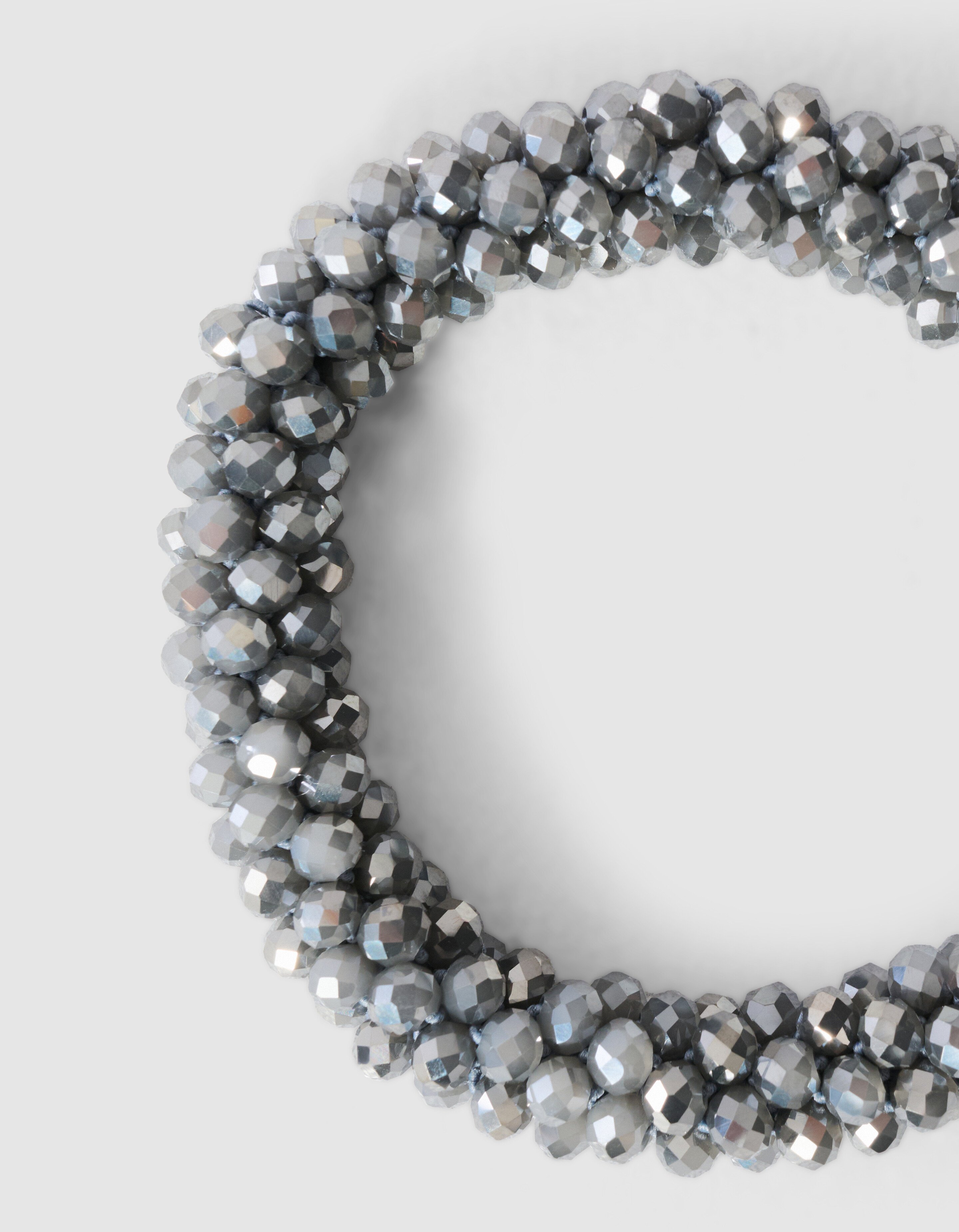 Beaded Armband Zilver SHOEBY ACCESSOIRES