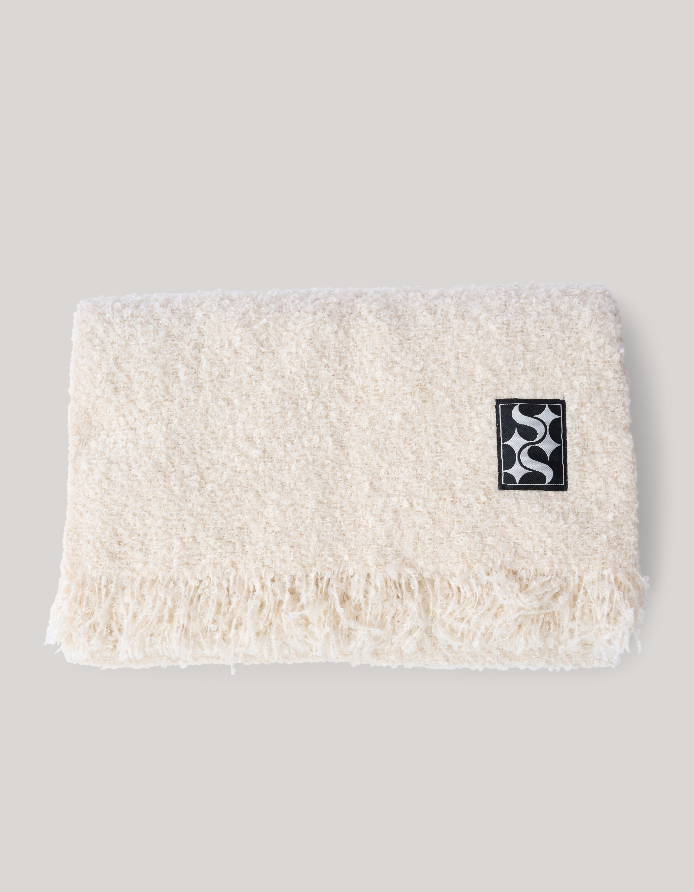 Boucle Sjaal Gebroken Wit SHOEBY ACCESSOIRES