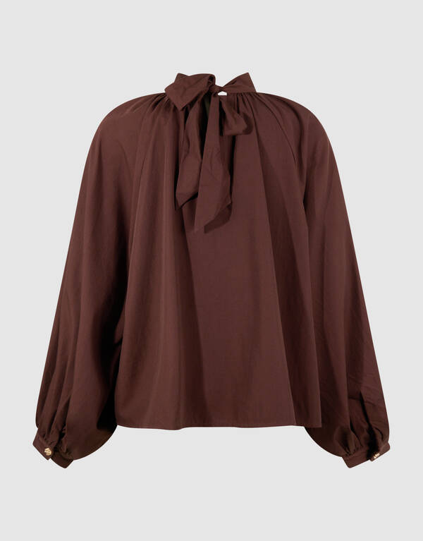 Strik Blouse Bruin SHOEBY WOMEN