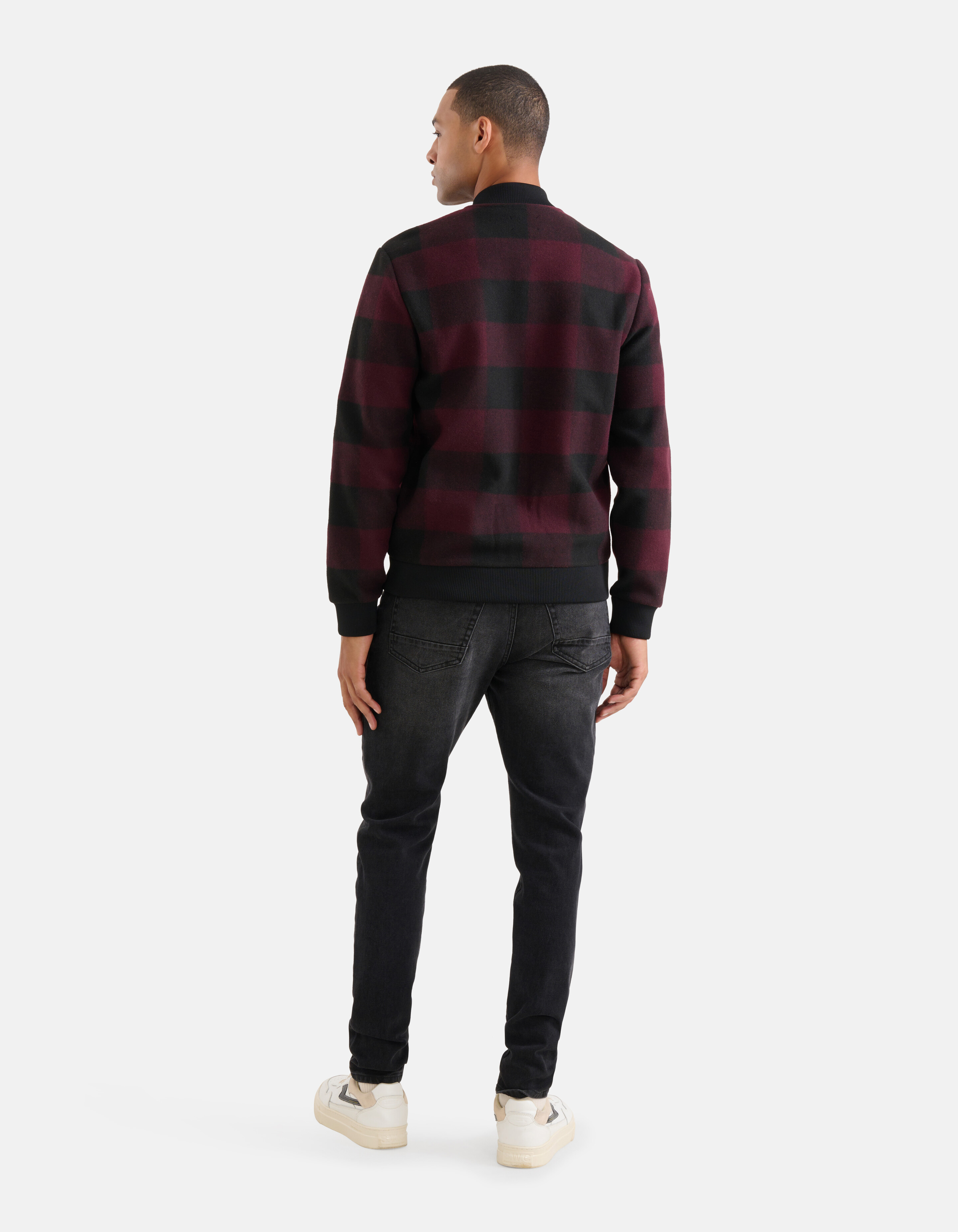 Ruiten Bomber Jack Bordeaux SHOEBY MEN