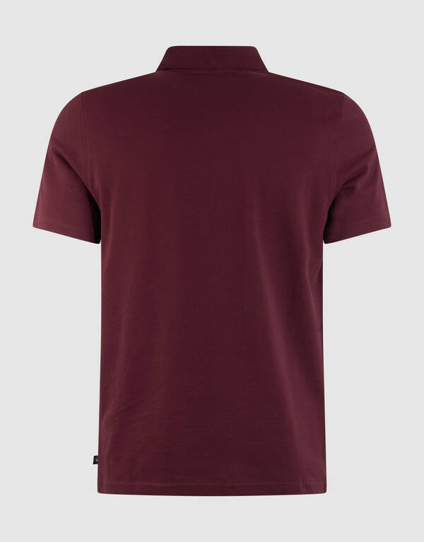 Gebreide Polo Donkerrood SHOEBY MEN