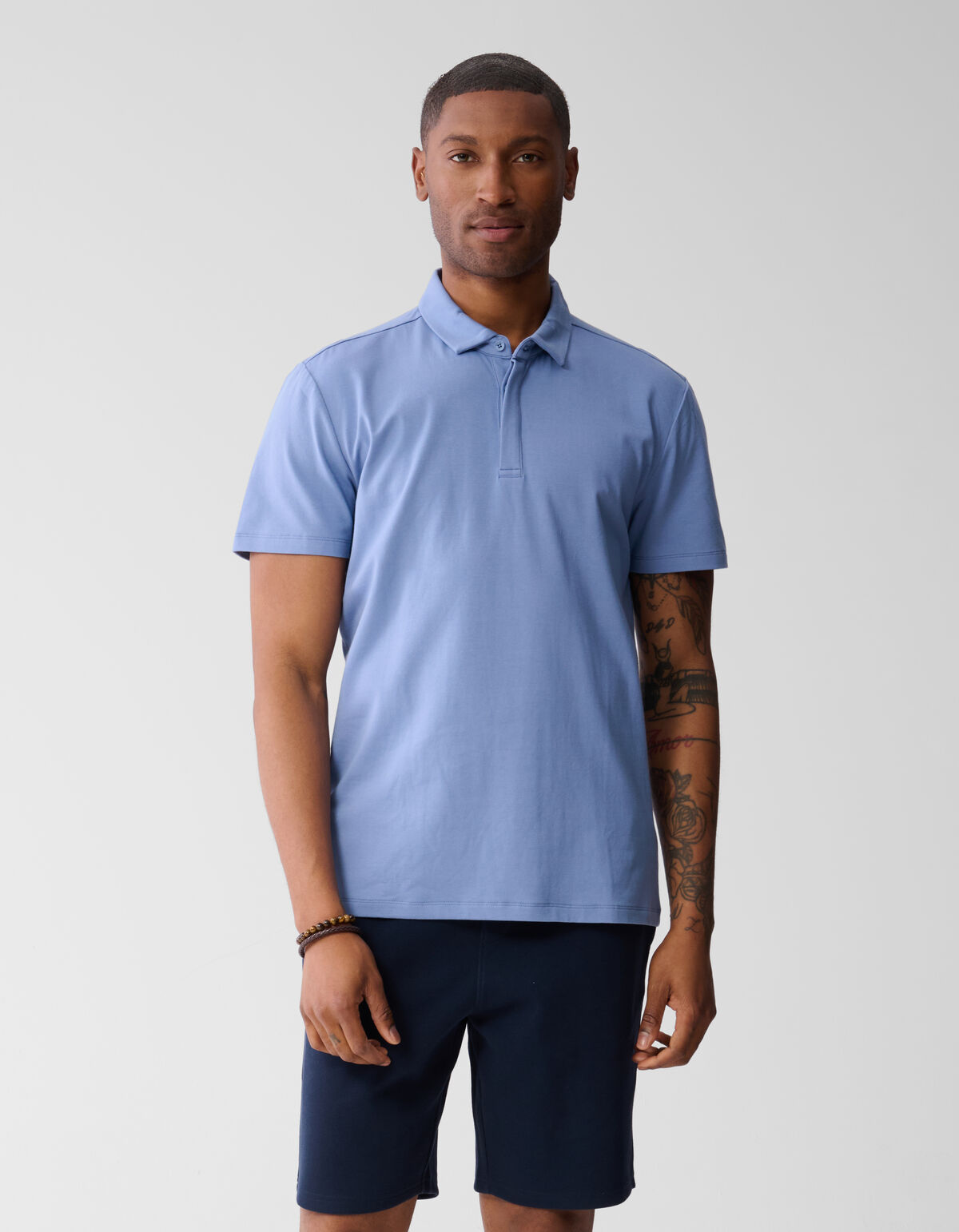 Jersey Polo Lichtblauw SHOEBY MEN