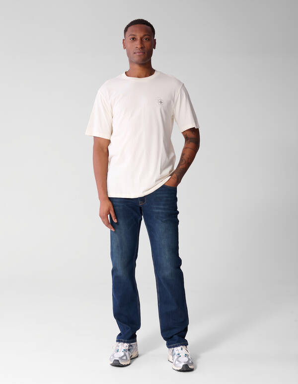 Artwork T-shirt Wit SHOEBY MEN