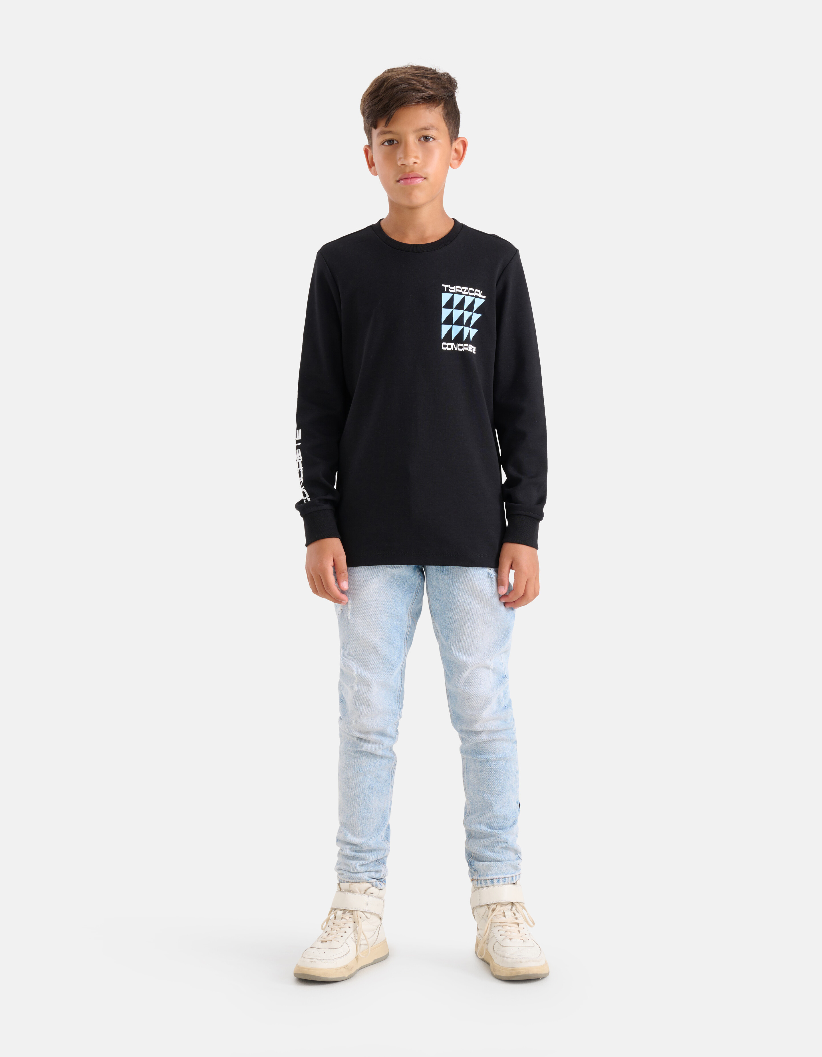 Print T-shirt Zwart SHOEBY BOYS