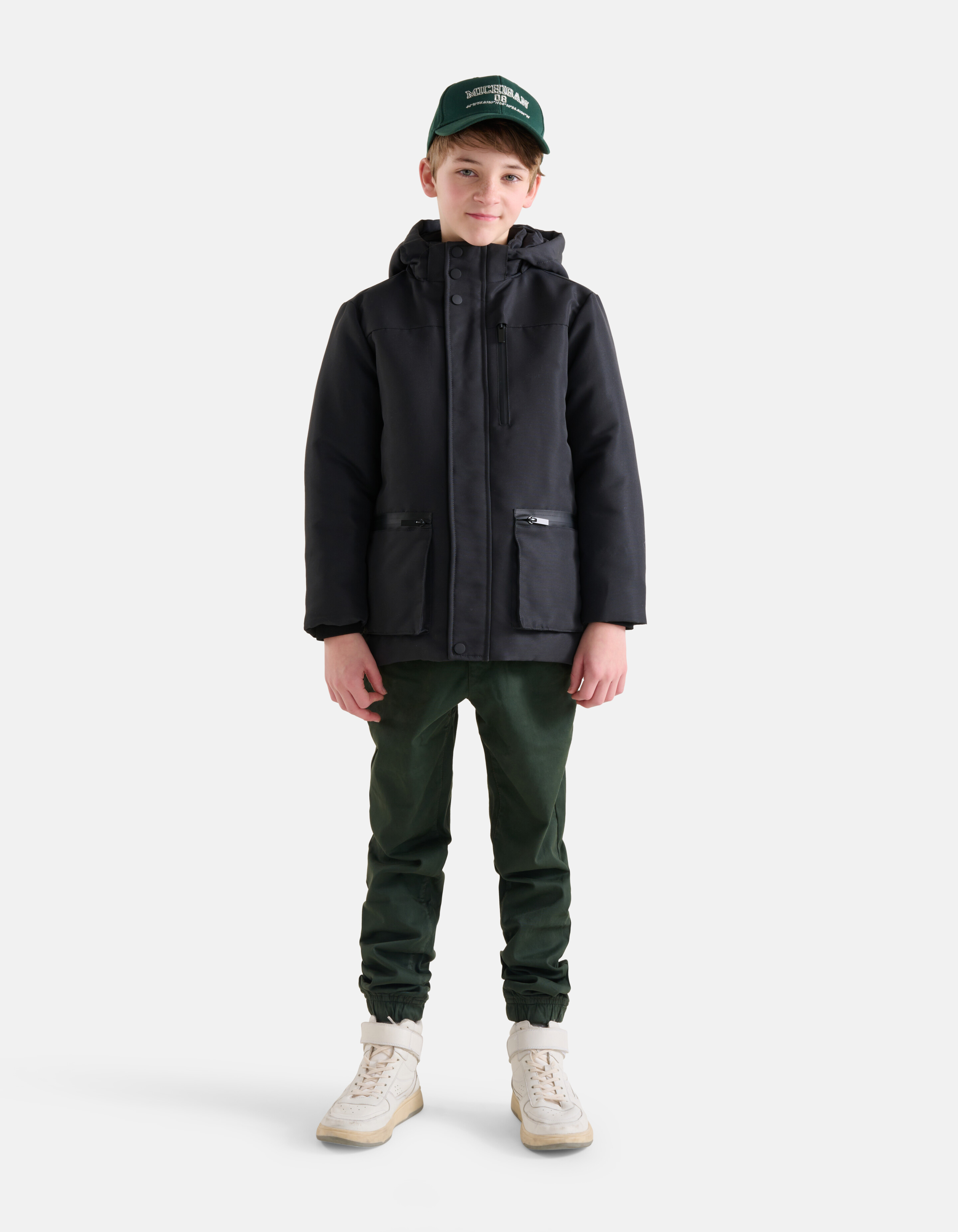 Parka Jas Donkergrijs SHOEBY BOYS