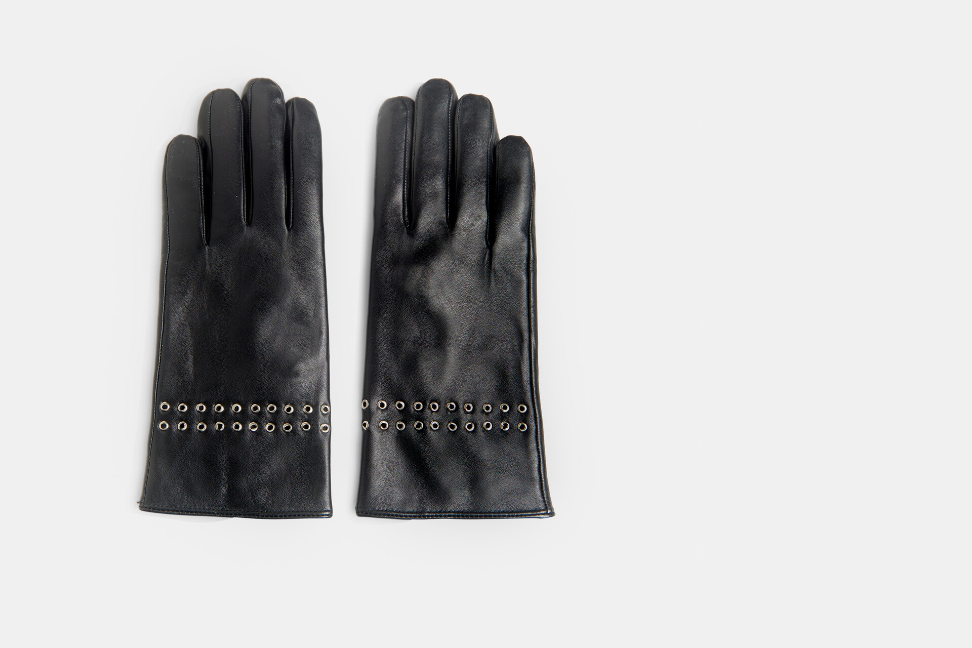 Eyelet Leren Handschoenen