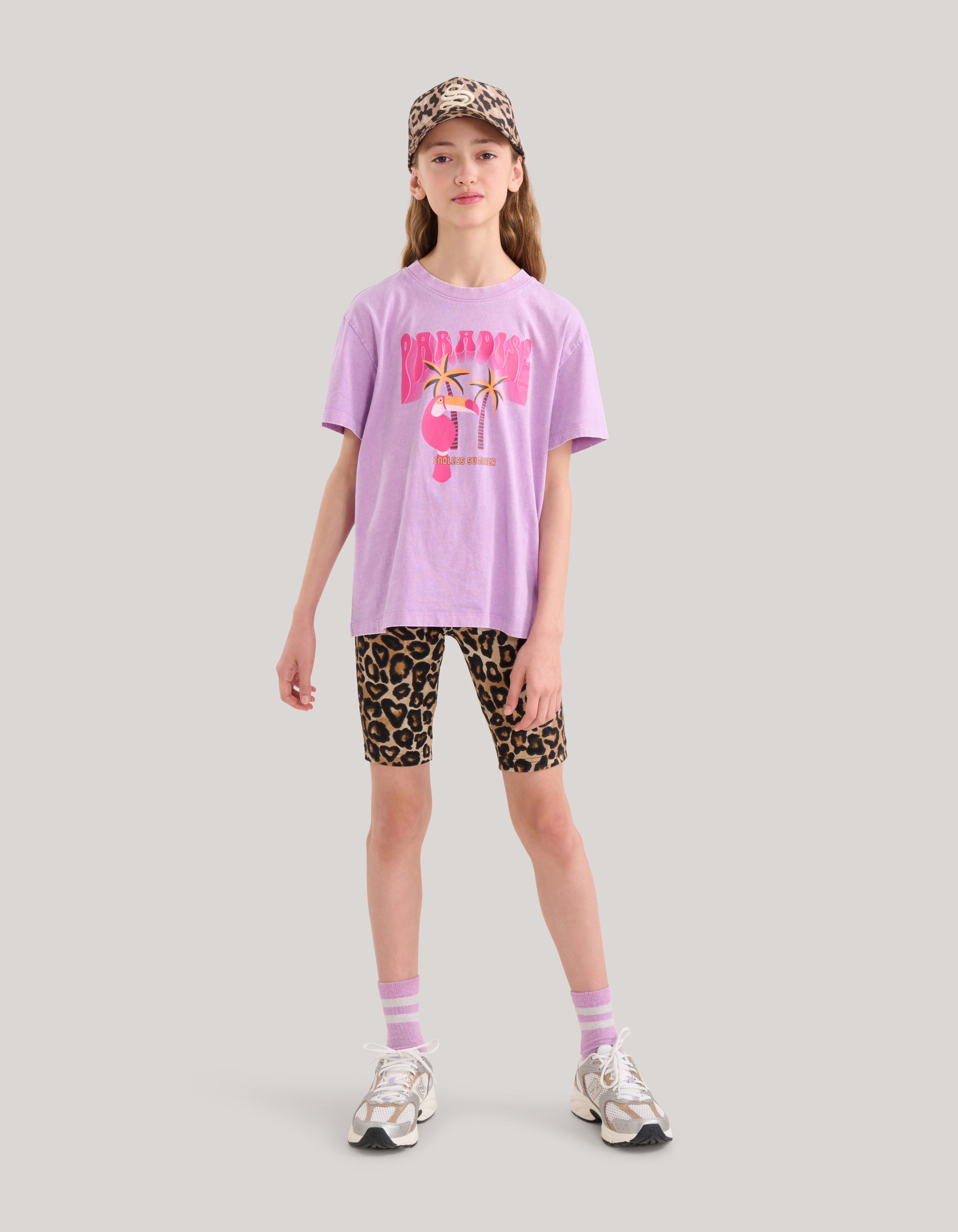 Artwork T-shirt Lichtpaars SHOEBY GIRLS