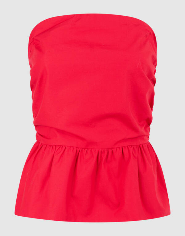 Strapless Top Rood SHOEBY WOMEN