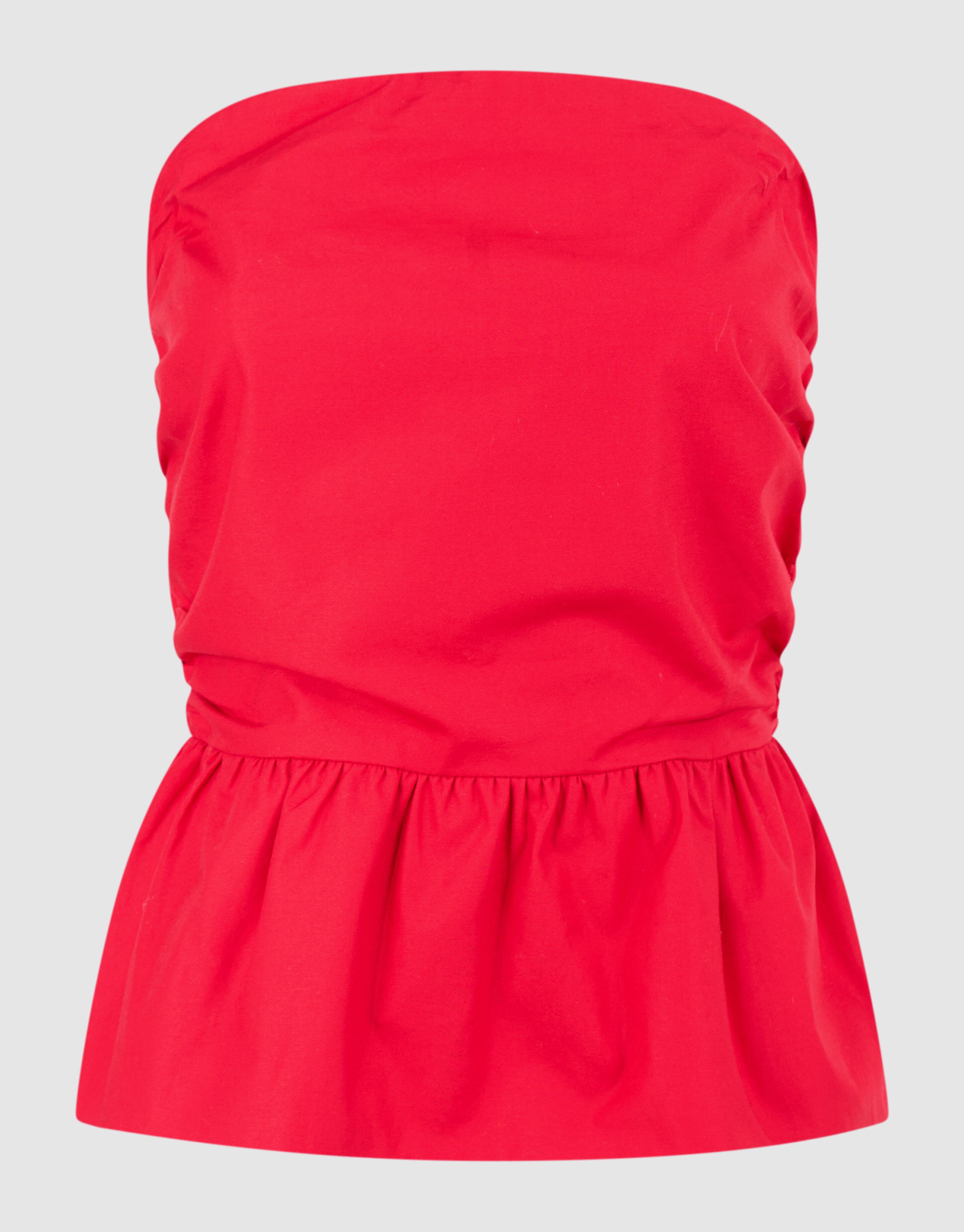 Strapless Top Rood SHOEBY WOMEN