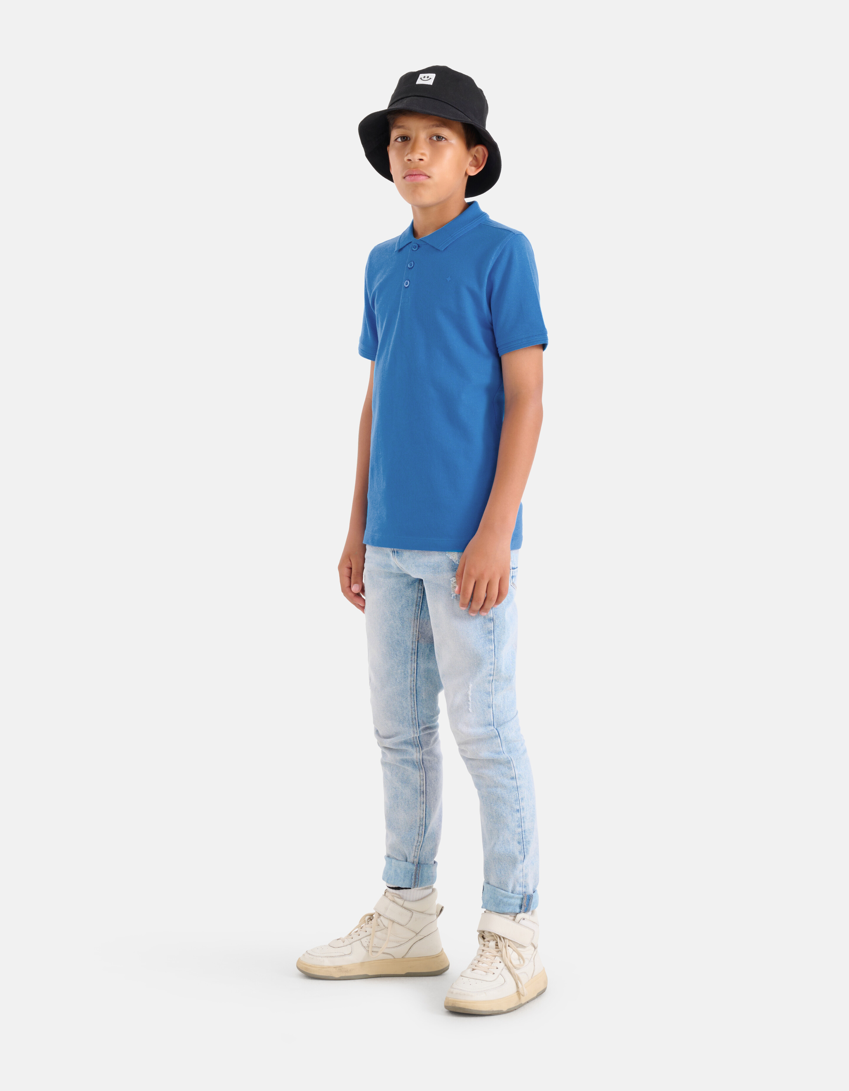 Basis Polo Blauw SHOEBY BOYS