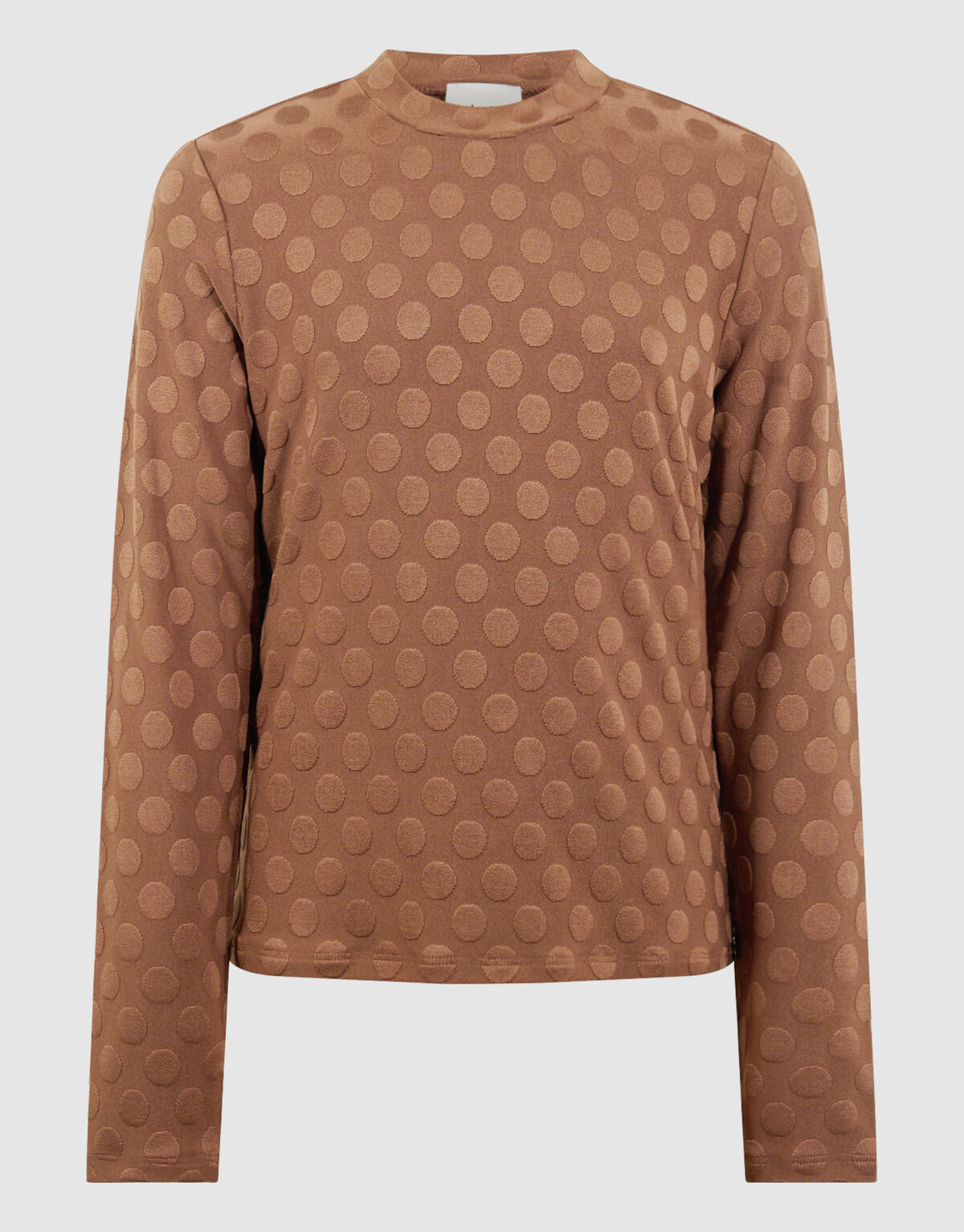 Polkadot Longsleeve Top Bruin SHOEBY GIRLS