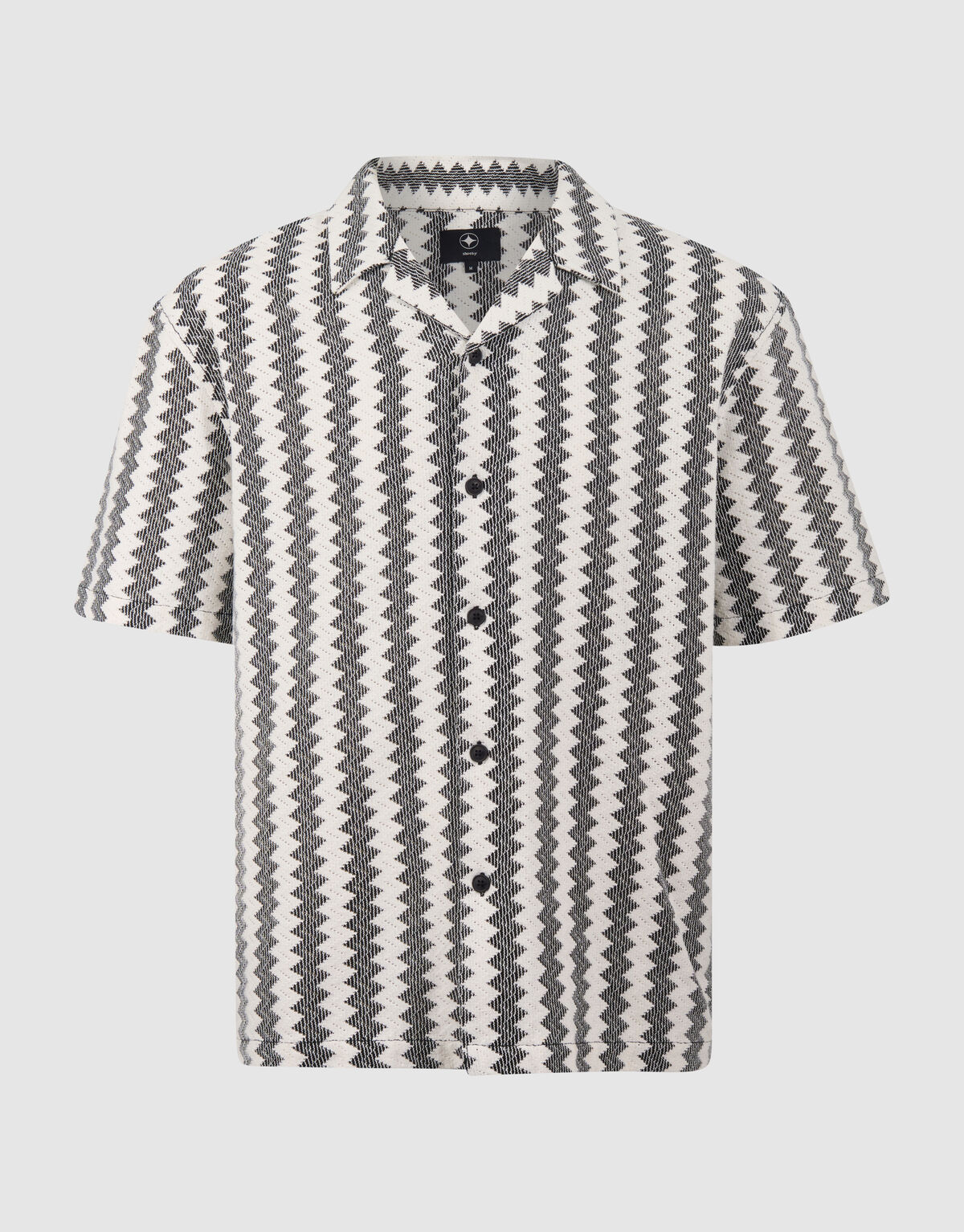 Geweven Overshirt Zwart SHOEBY MEN