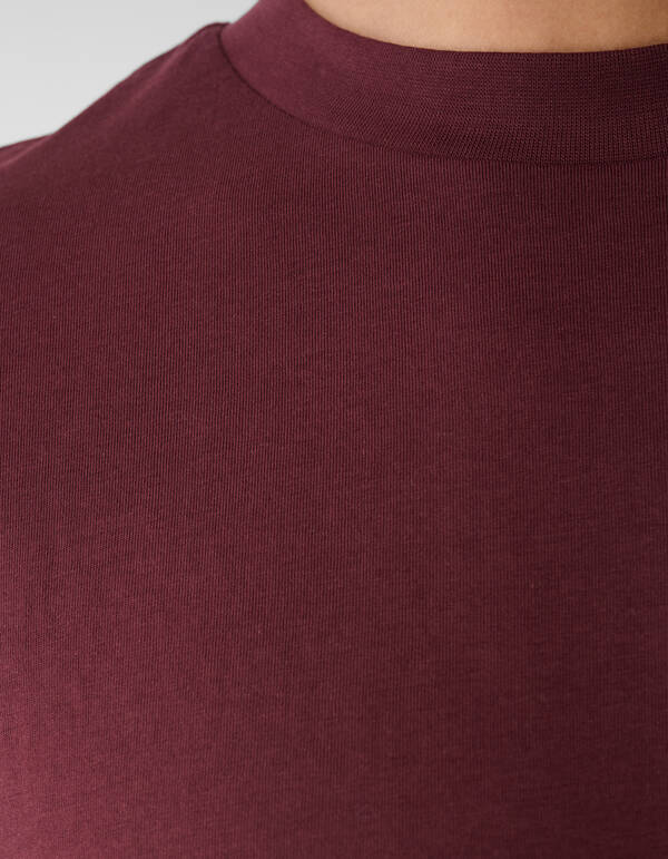 Geometry Artwork T-shirt Donkerrood SHOEBY MEN