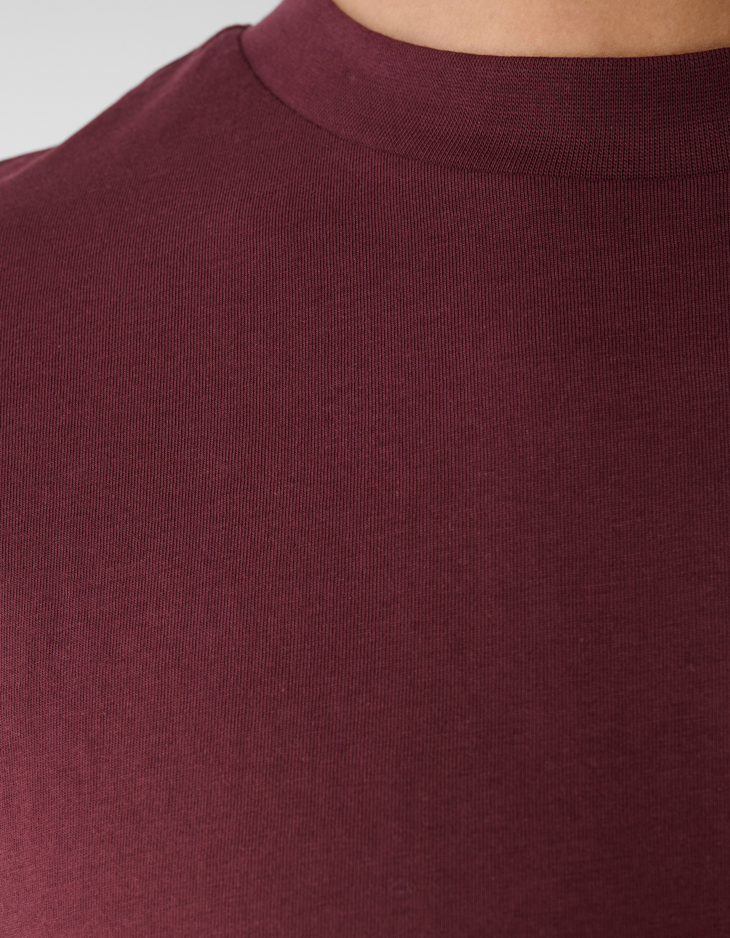 Geometry Artwork T-shirt Donkerrood SHOEBY MEN