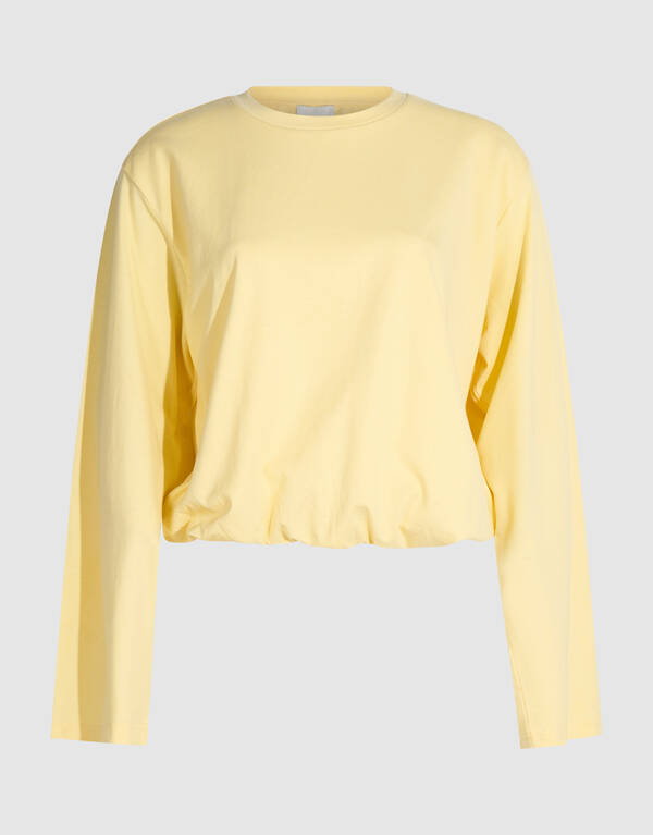 Balloon Longsleeve Geel SHOEBY WOMEN