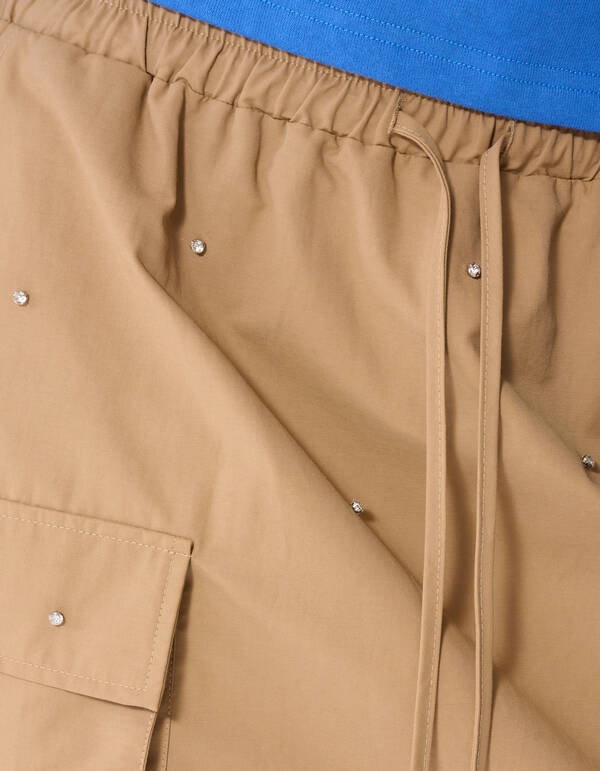 Cargo Strass Rok Beige SHOEBY WOMEN