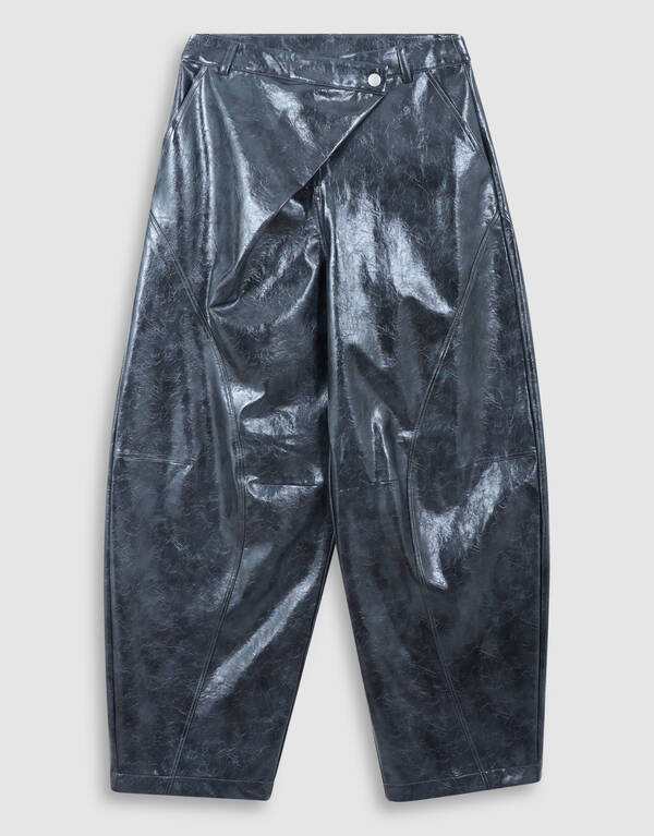 Asymmetric Barrel Fit Broek Donkergrijs SHOEBY WOMEN