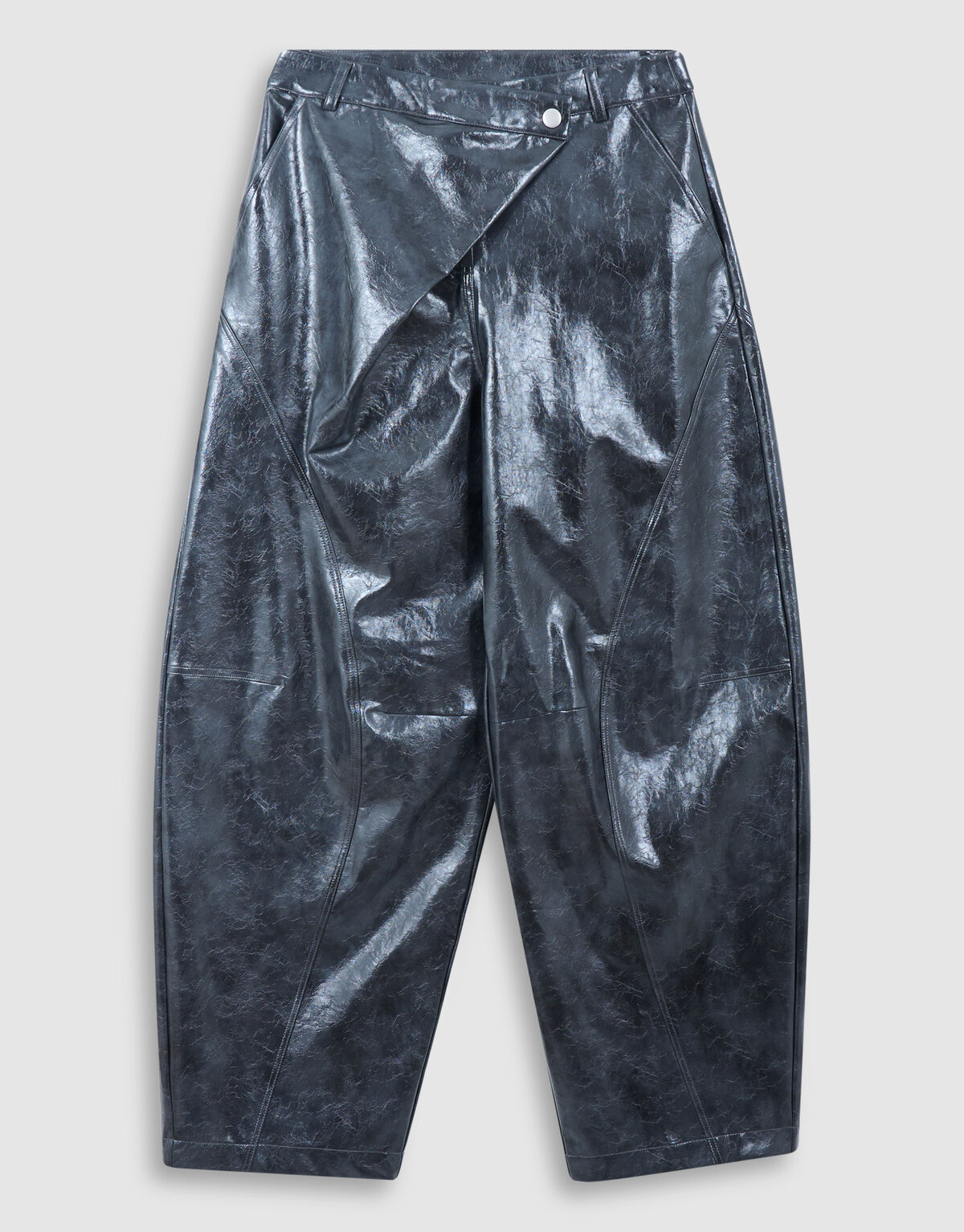 Asymmetric Barrel Fit Broek Donkergrijs SHOEBY WOMEN