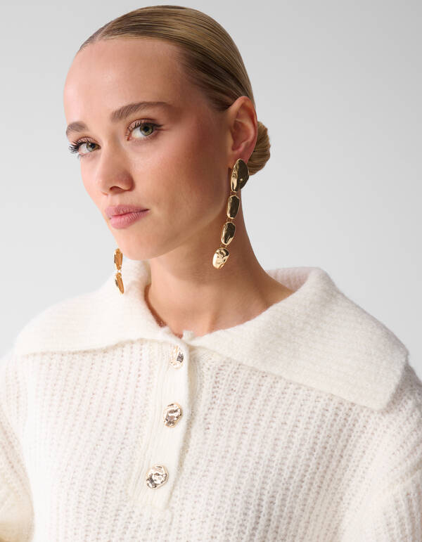 Hanging Stone Oorbellen Goud SHOEBY ACCESSOIRES
