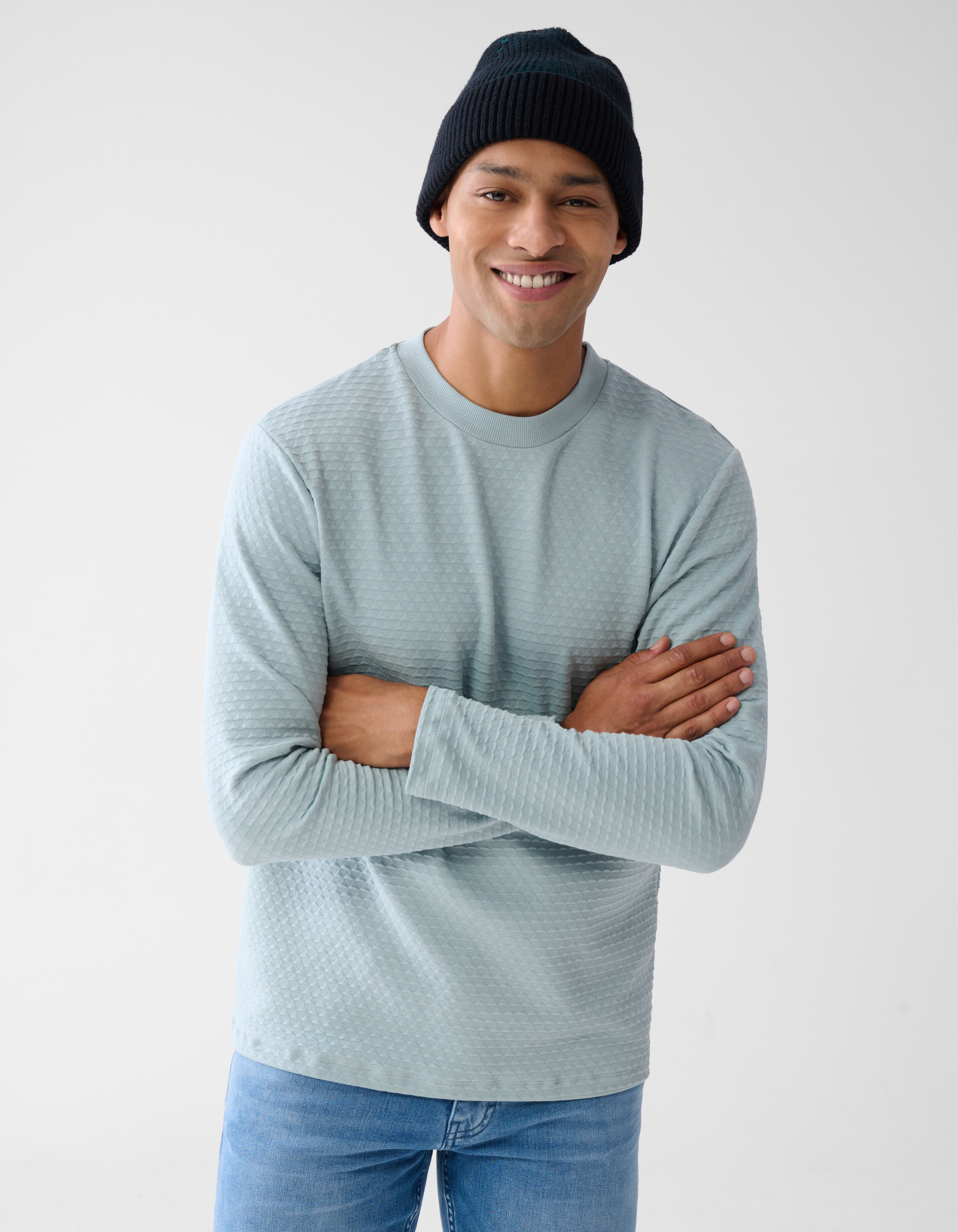 Rib  Beanie Zwart SHOEBY ACCESSOIRES
