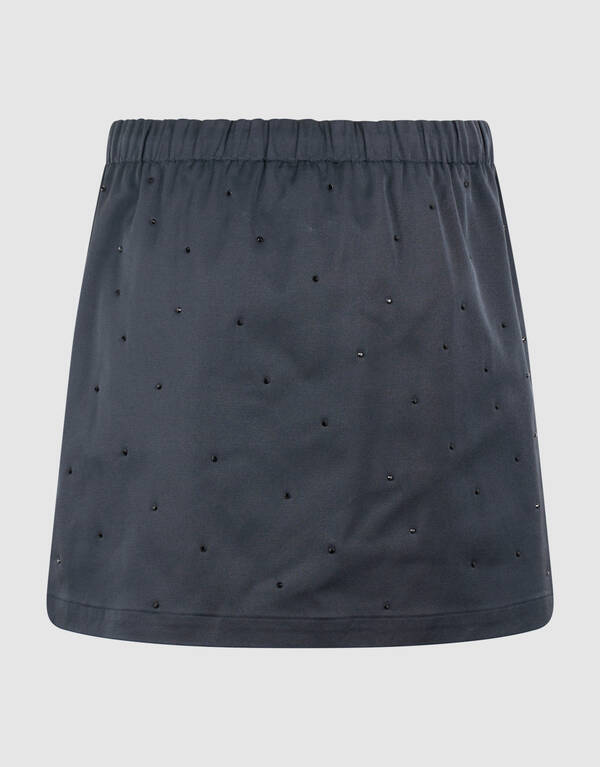 Strass Mini Rok Donkerblauw SHOEBY WOMEN