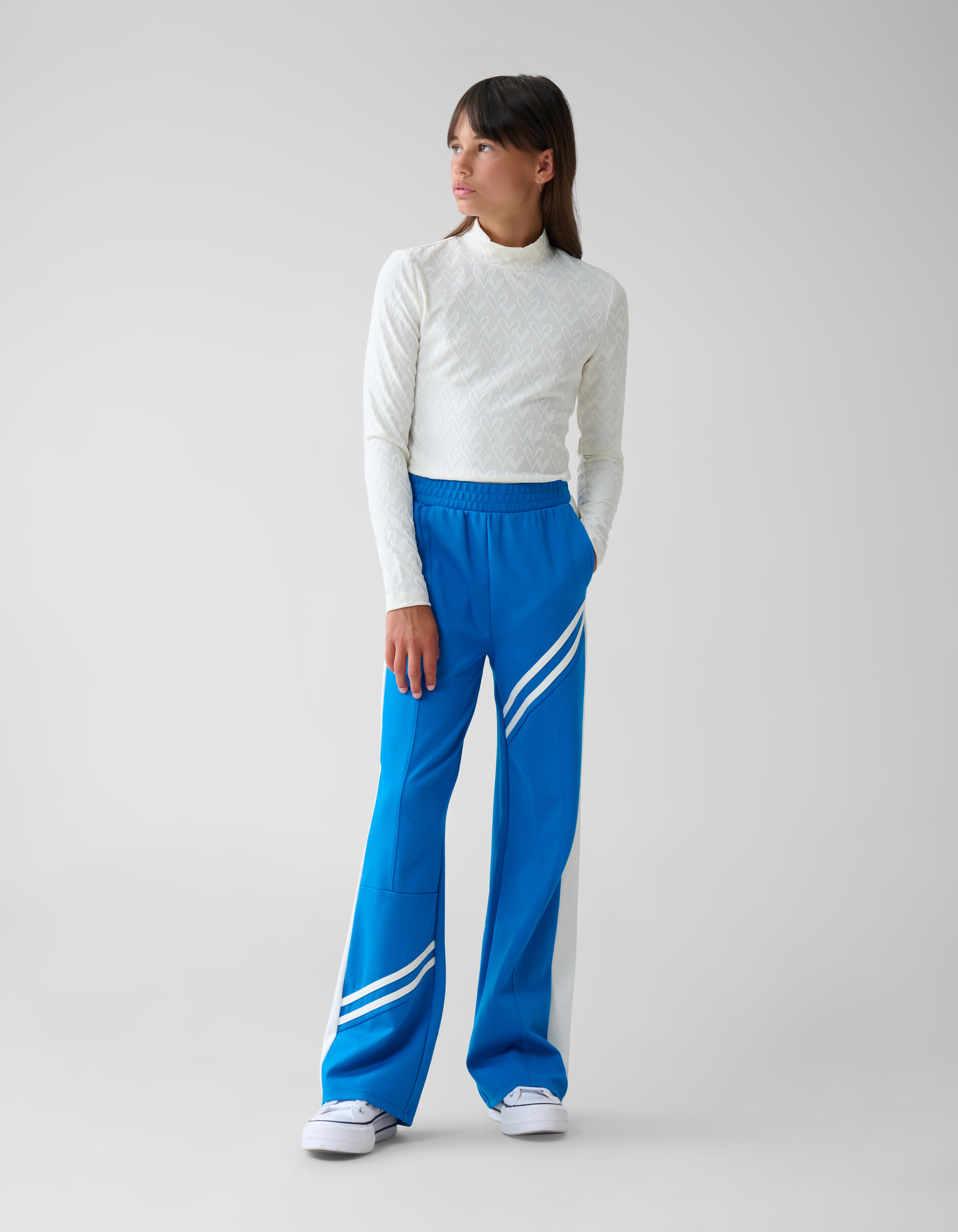 Heart Jersey Top Wit SHOEBY GIRLS