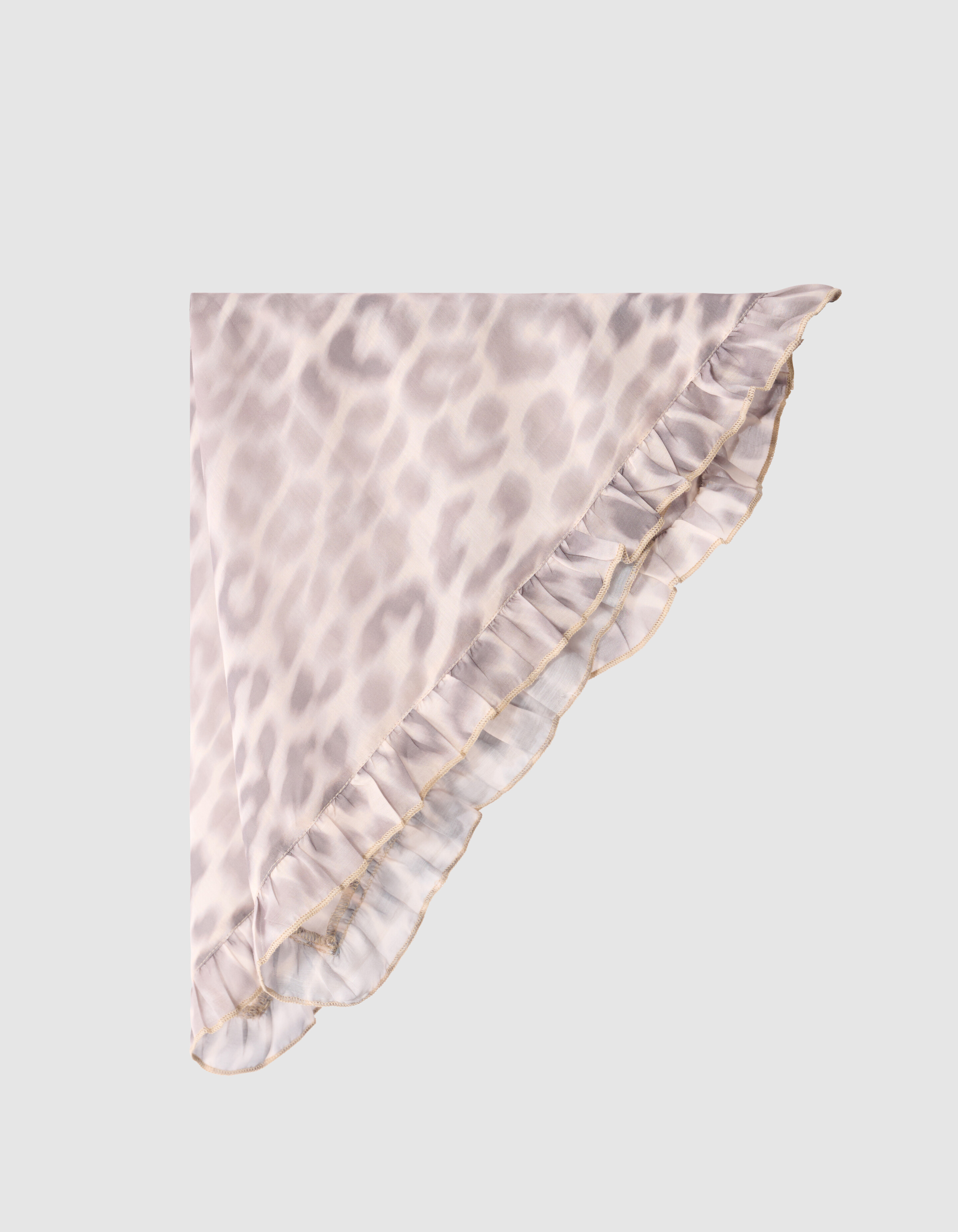 Leopard Bandana/Sjaal Lichtbruin SHOEBY ACCESSOIRES