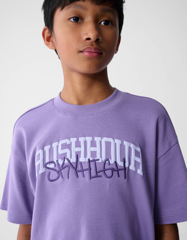 Rush Hour Artwork T-shirt Paars SHOEBY BOYS