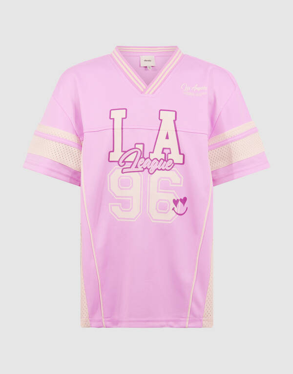 Baseball T-shirt Lichtroze SHOEBY GIRLS