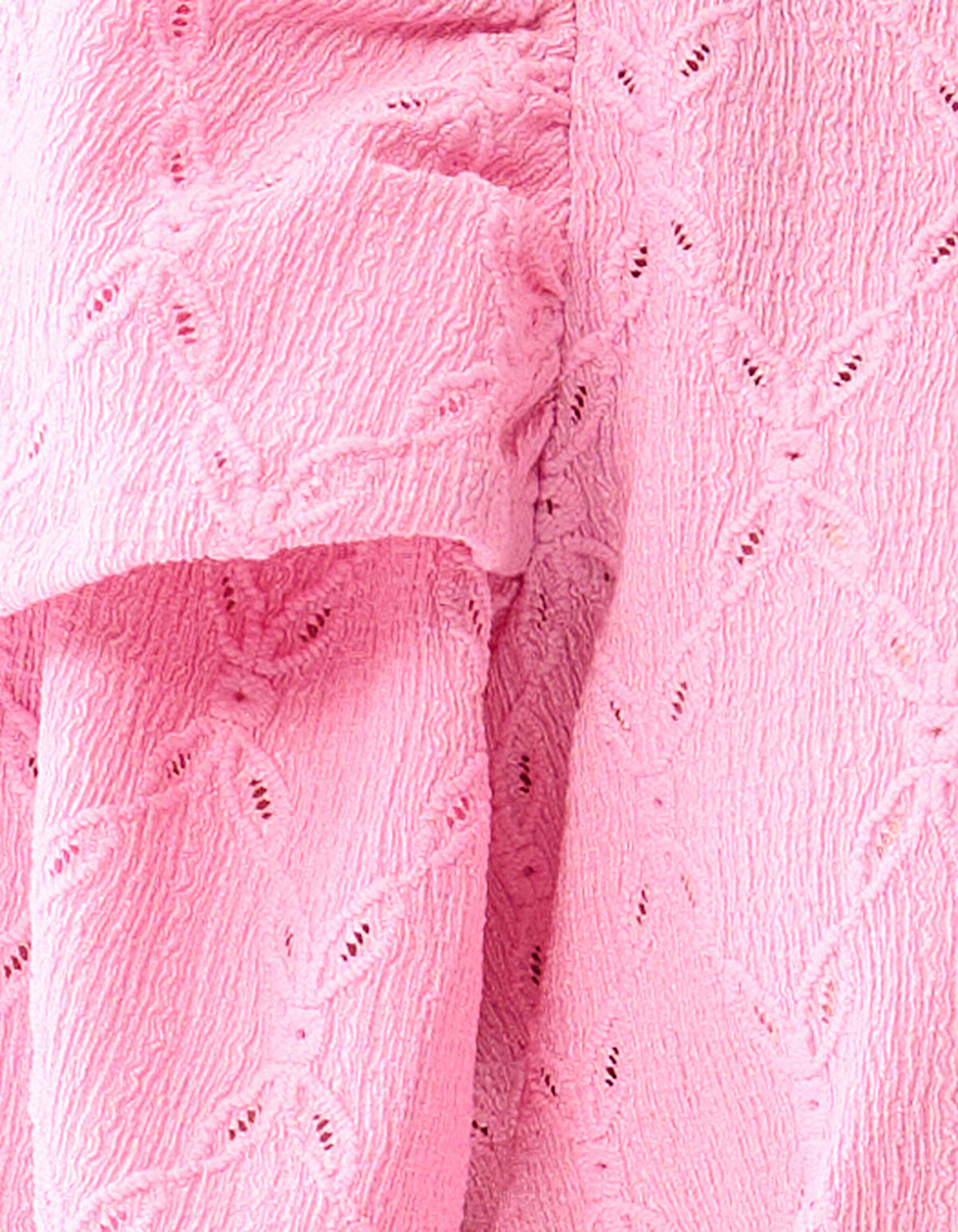 Ajour Ruffle Top Roze SHOEBY WOMEN