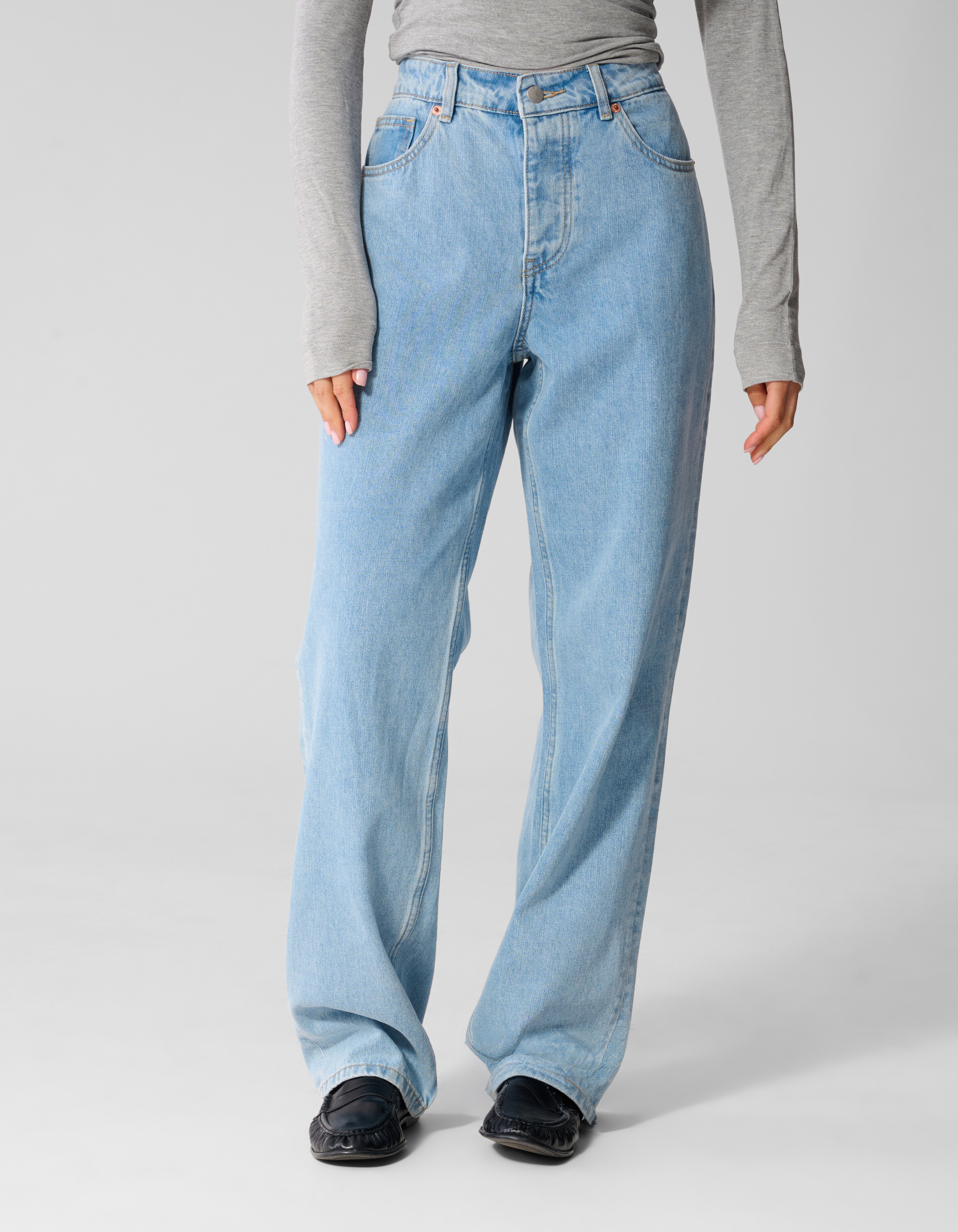 Straight Fit Jeans Blauw By Anna SHOEBY WOMEN