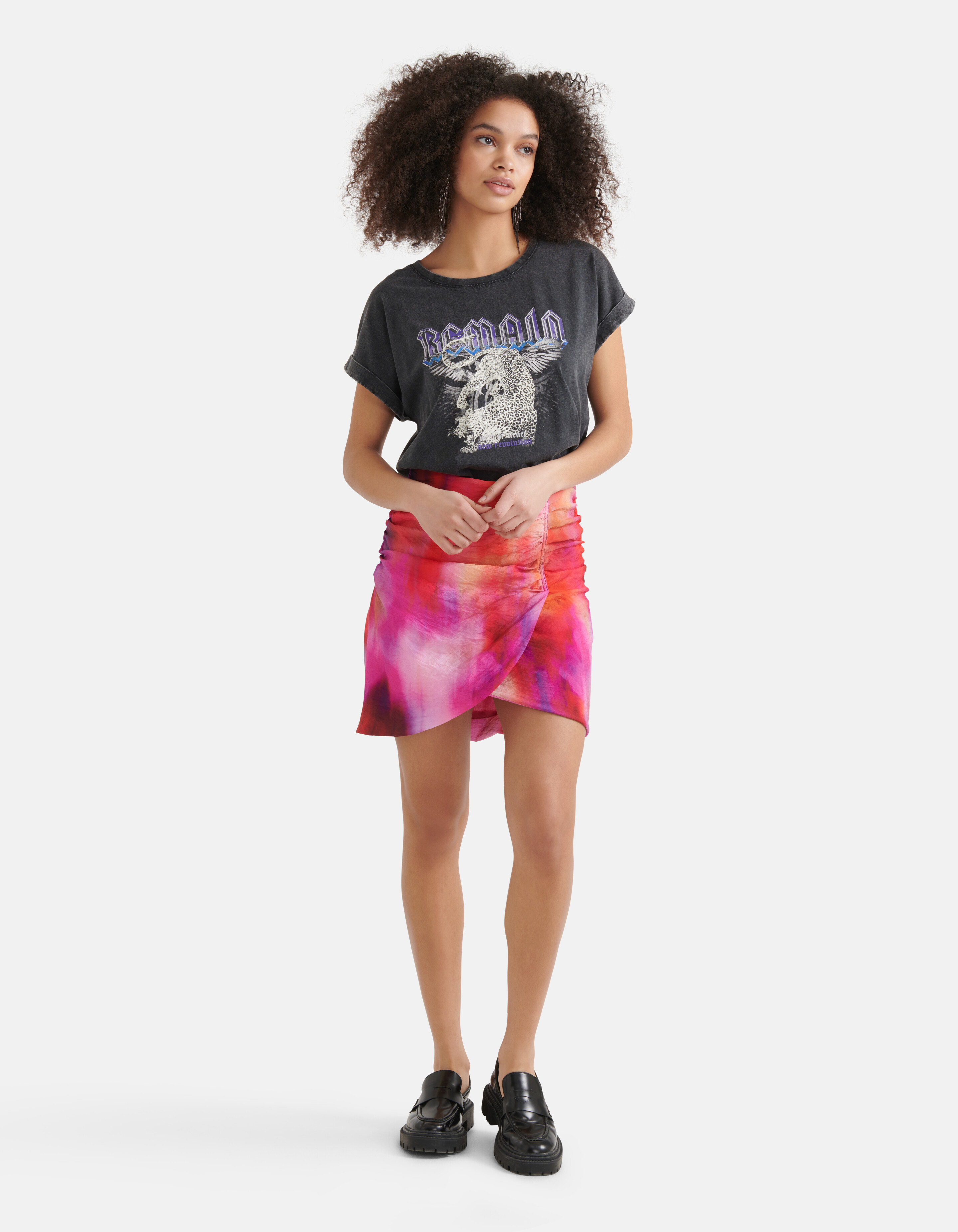 Gekleurde Tie Dye Rok SHOEBY WOMEN