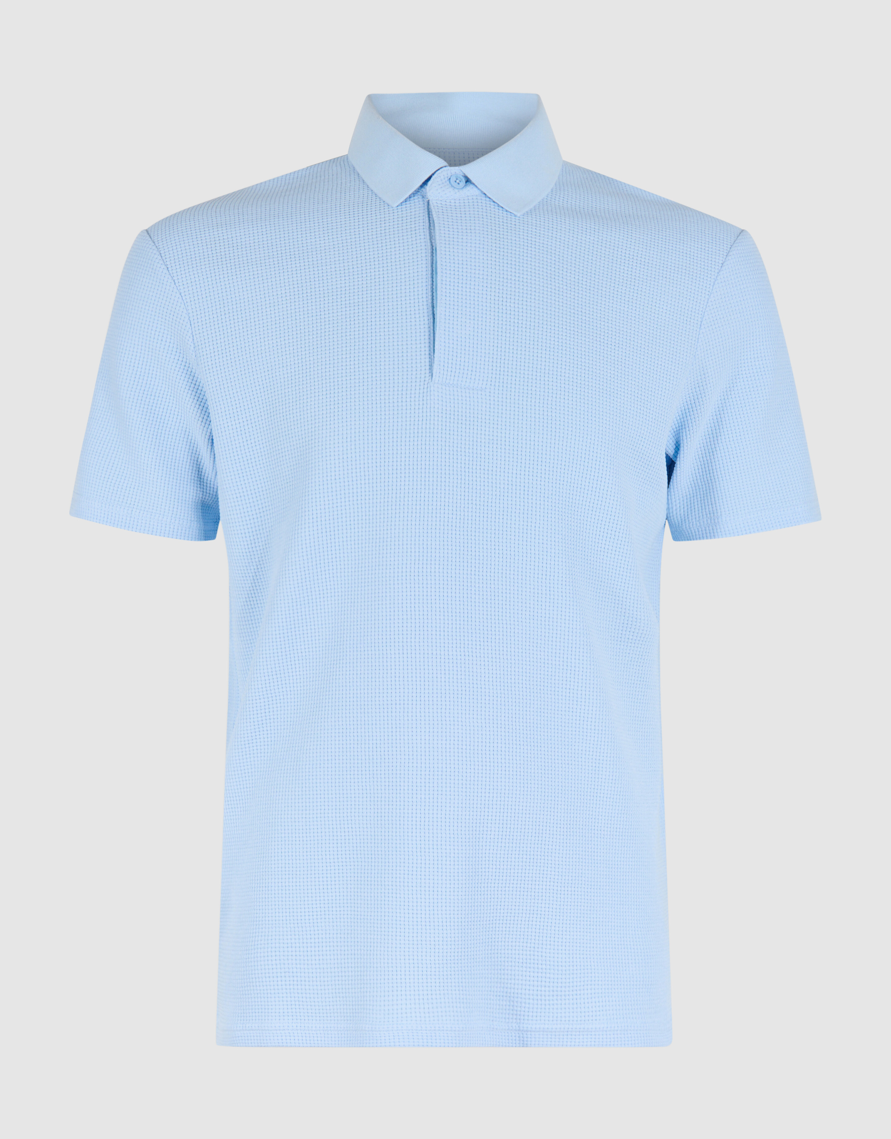 Structuur Polo Lichtblauw SHOEBY MEN