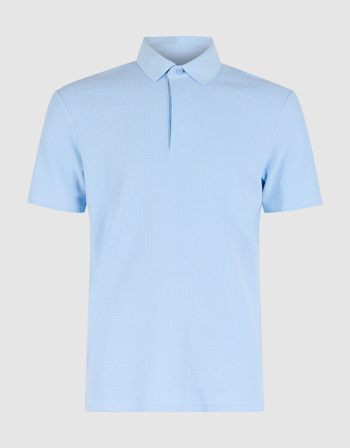 Structuur Polo Lichtblauw SHOEBY MEN