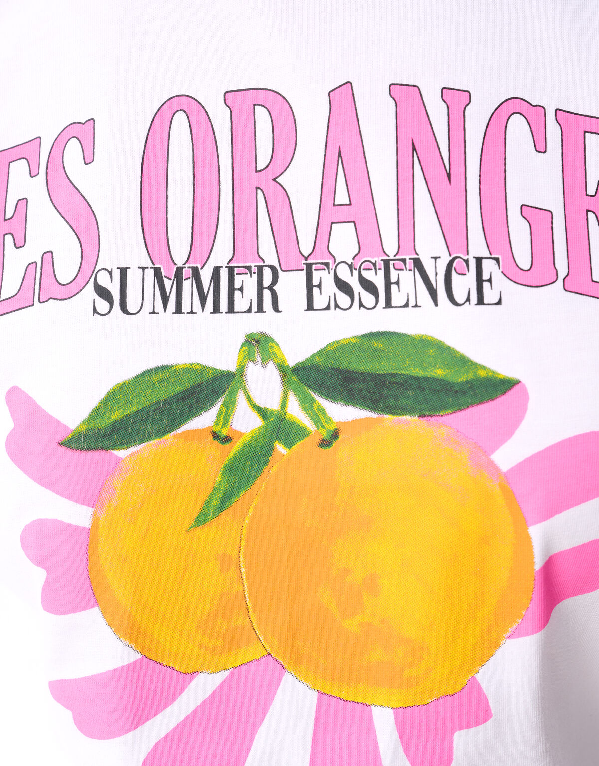 Oversized Les Oranges T-shirt Wit SHOEBY WOMEN