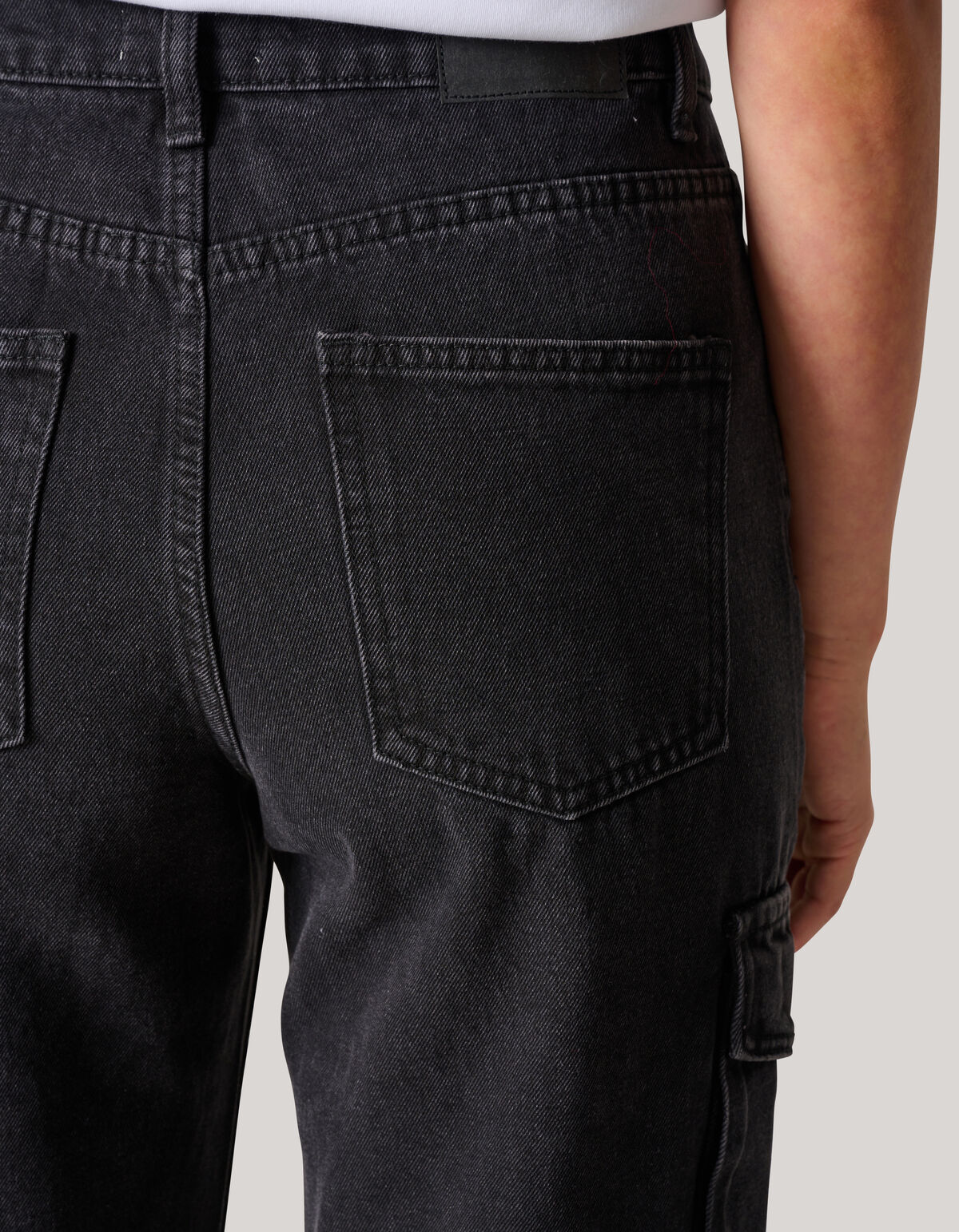 Cargo Loose Fit Jeans Zwart SHOEBY WOMEN