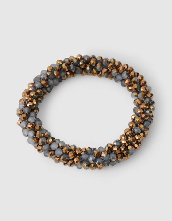 Beaded Haarelastiek Goud SHOEBY ACCESSOIRES