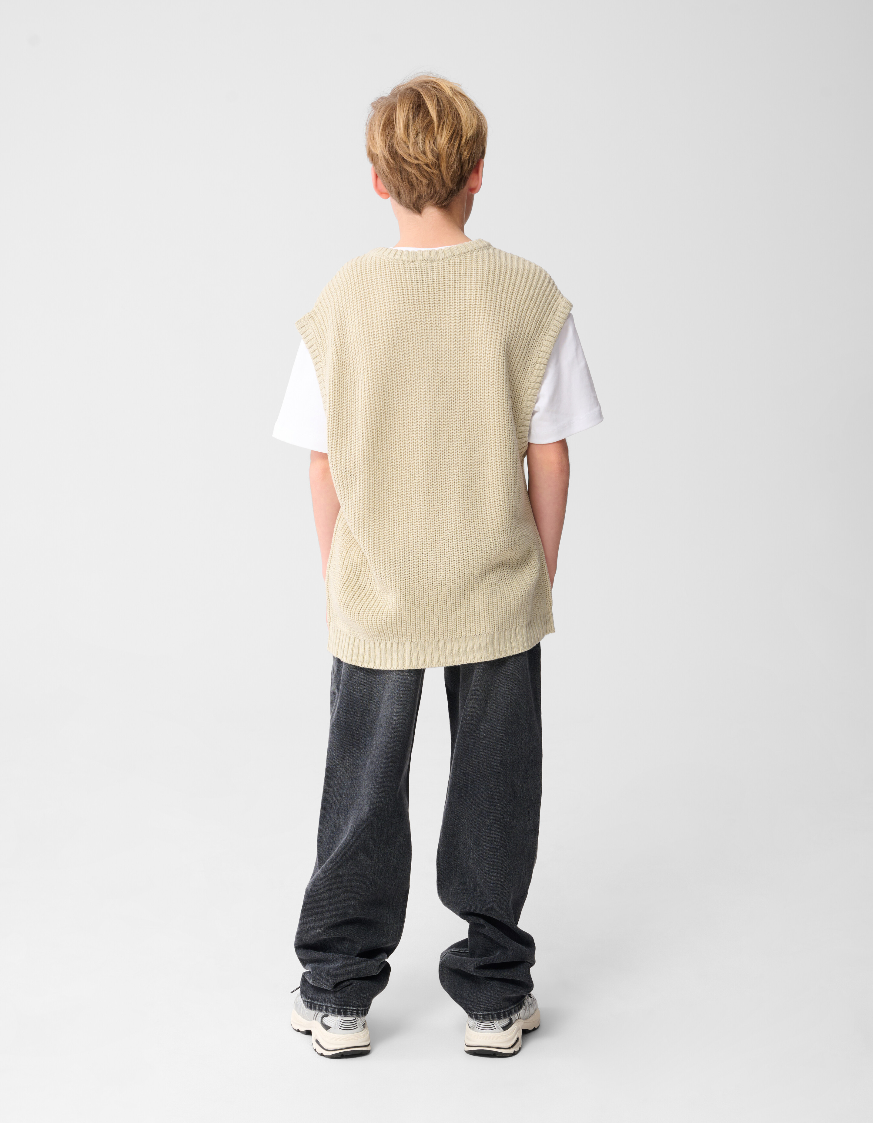 Gebreide Spencer Beige SHOEBY BOYS